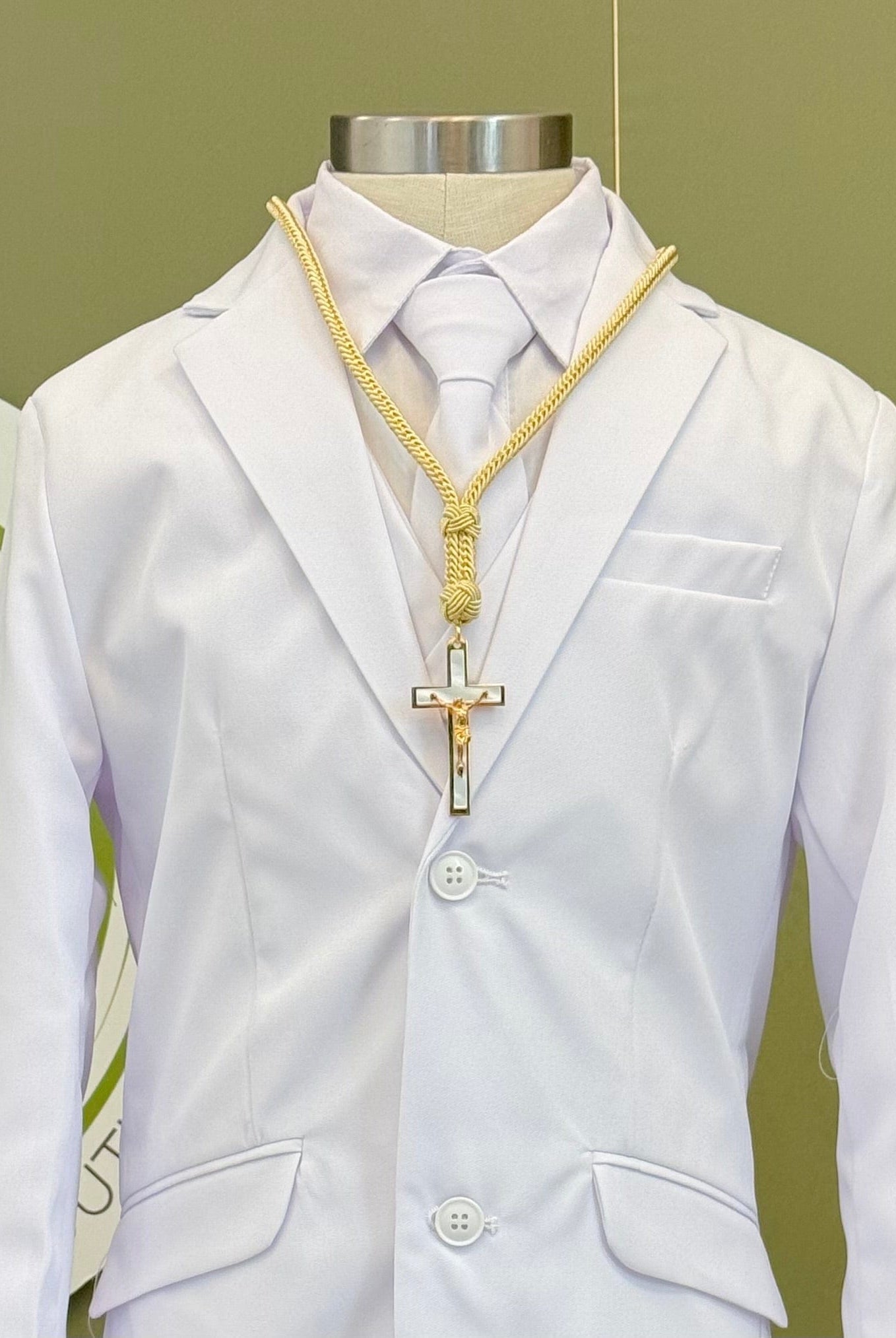 YoYo Boutique Accessories Golden Golden & Nacre Cross