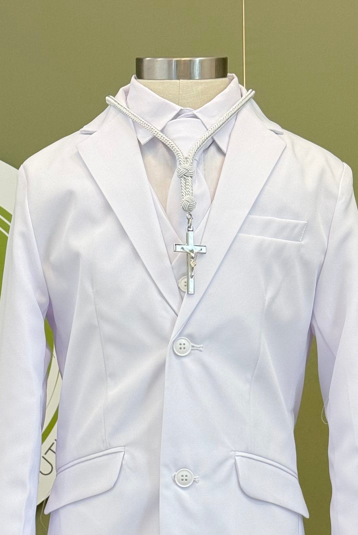 YoYo Boutique Accessories Silver Silver & Nacre Cross