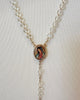 YoYo Boutique Accessories White Crystals & Virgin of Guadalupe Rosary