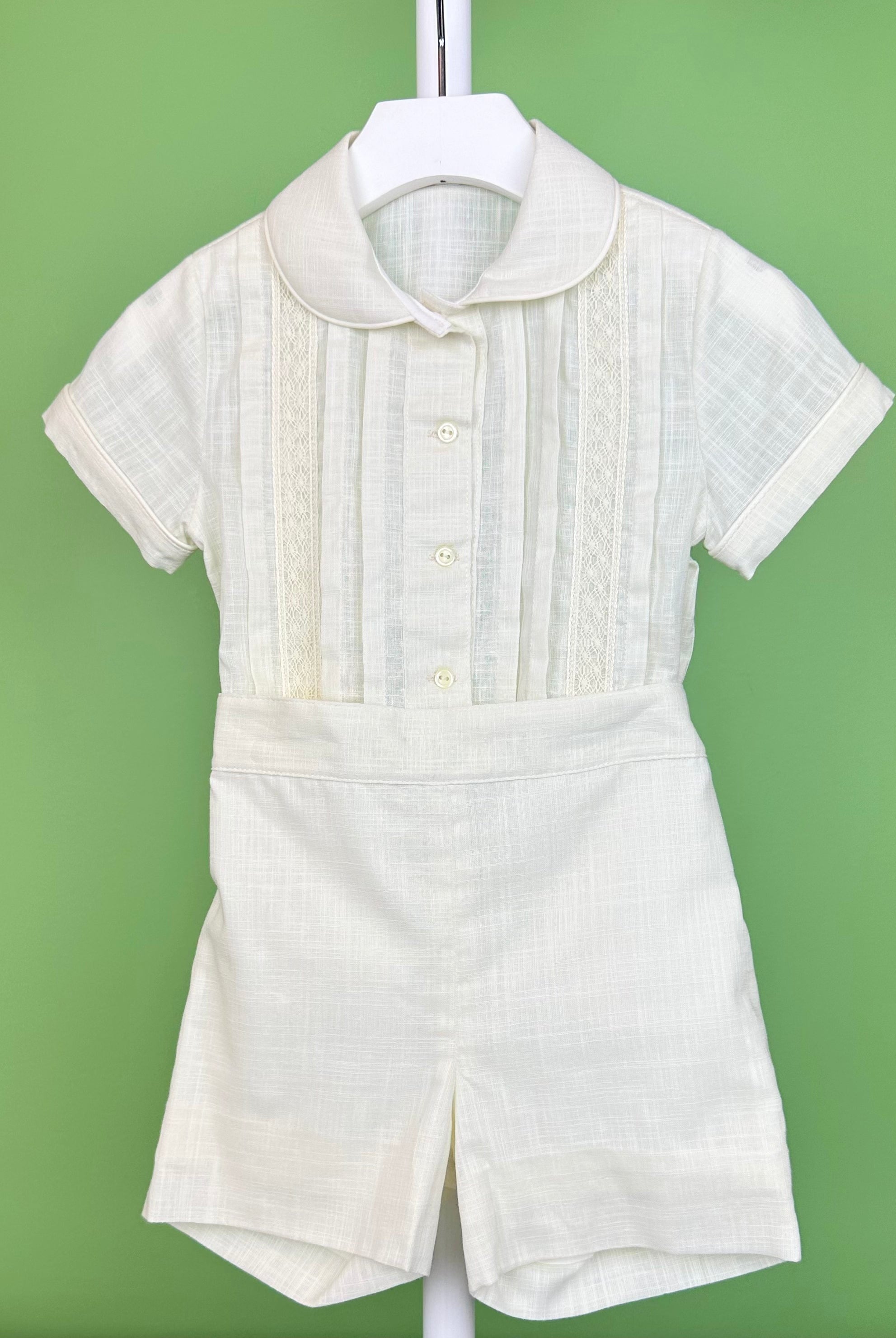 YoYo Boutique Baptism Agustin Shorts Outfit