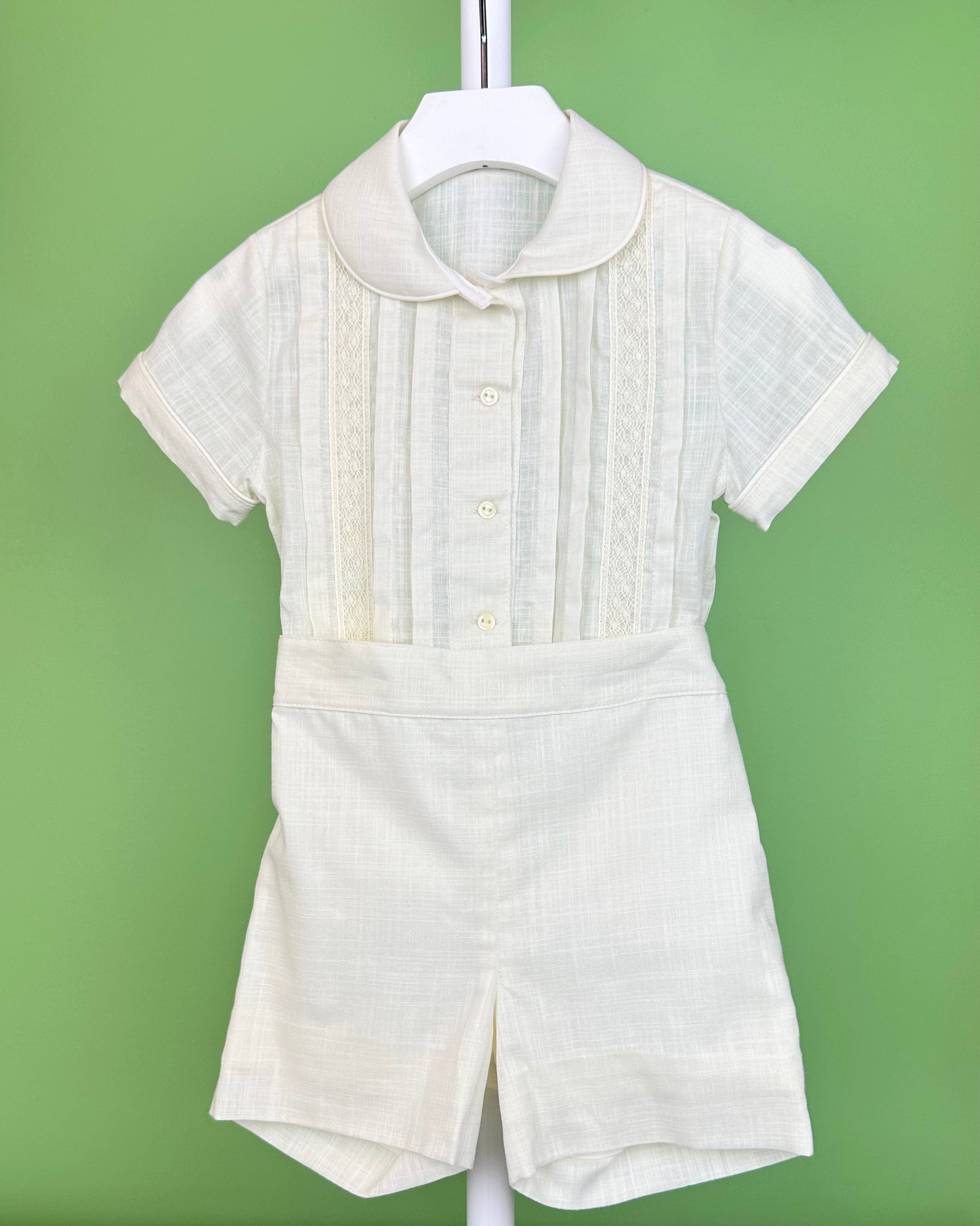 YoYo Boutique Baptism Agustin Shorts Outfit