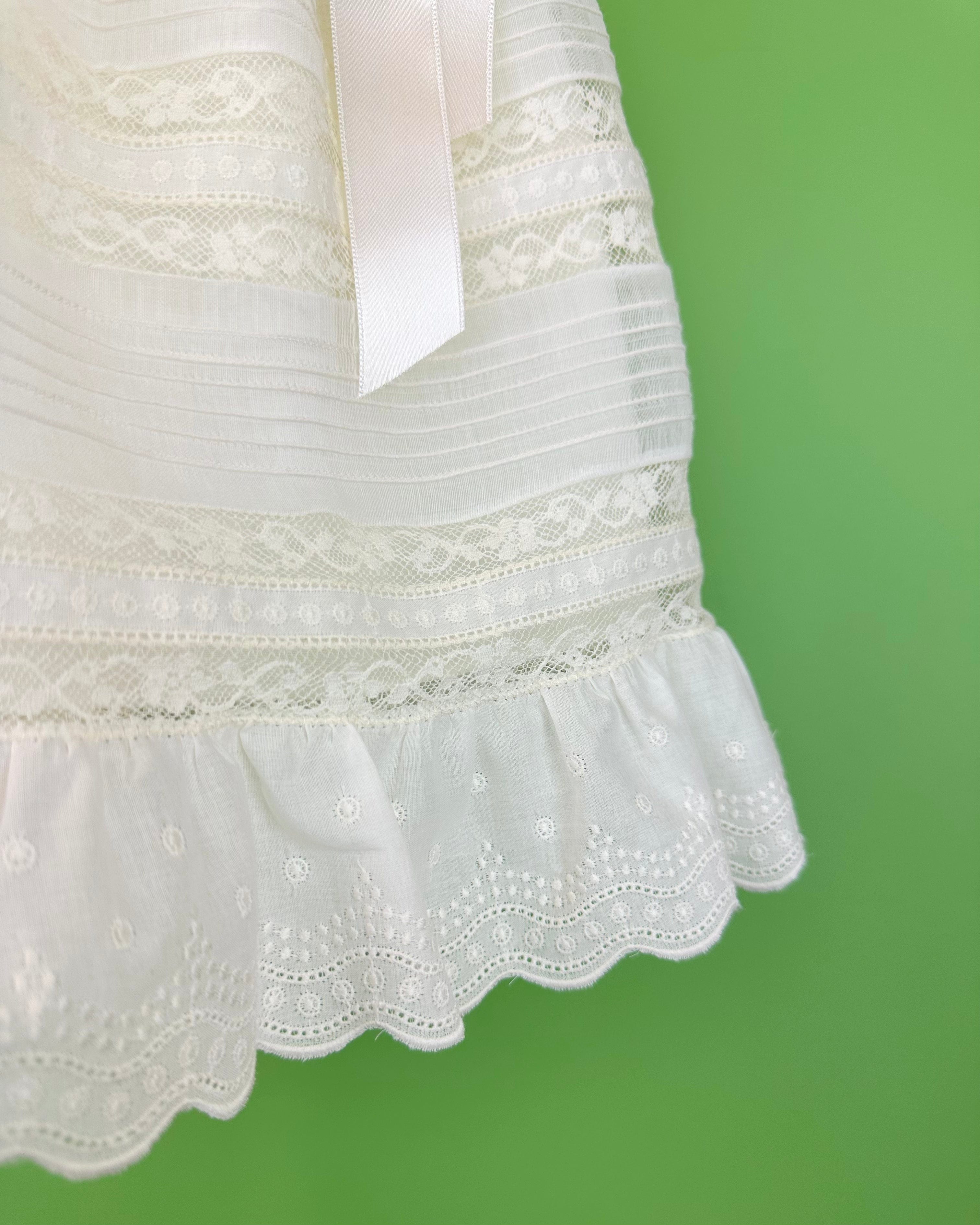 YoYo Boutique Baptism Alanna Dress with Bonnet