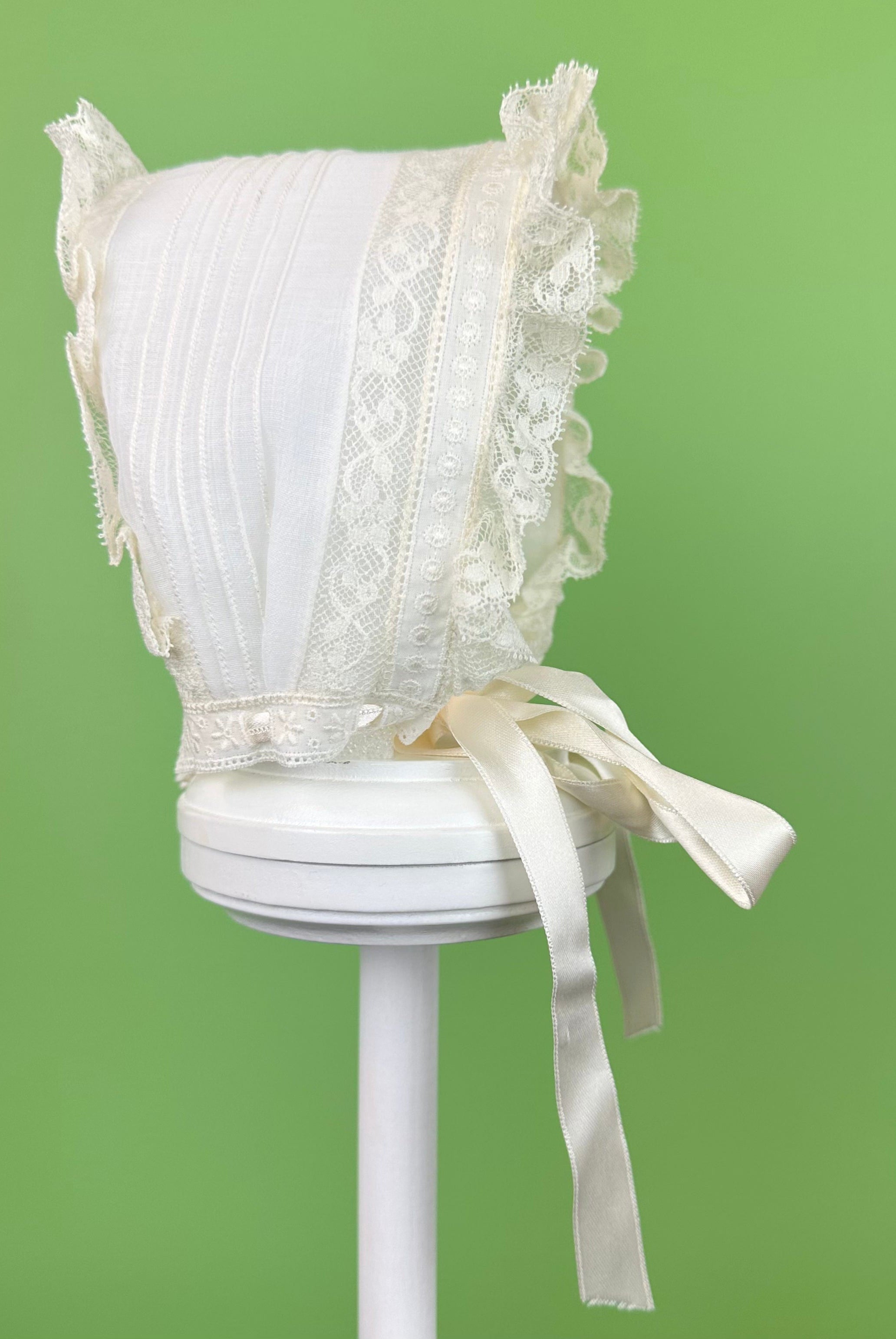 YoYo Boutique Baptism Alanna Dress with Bonnet