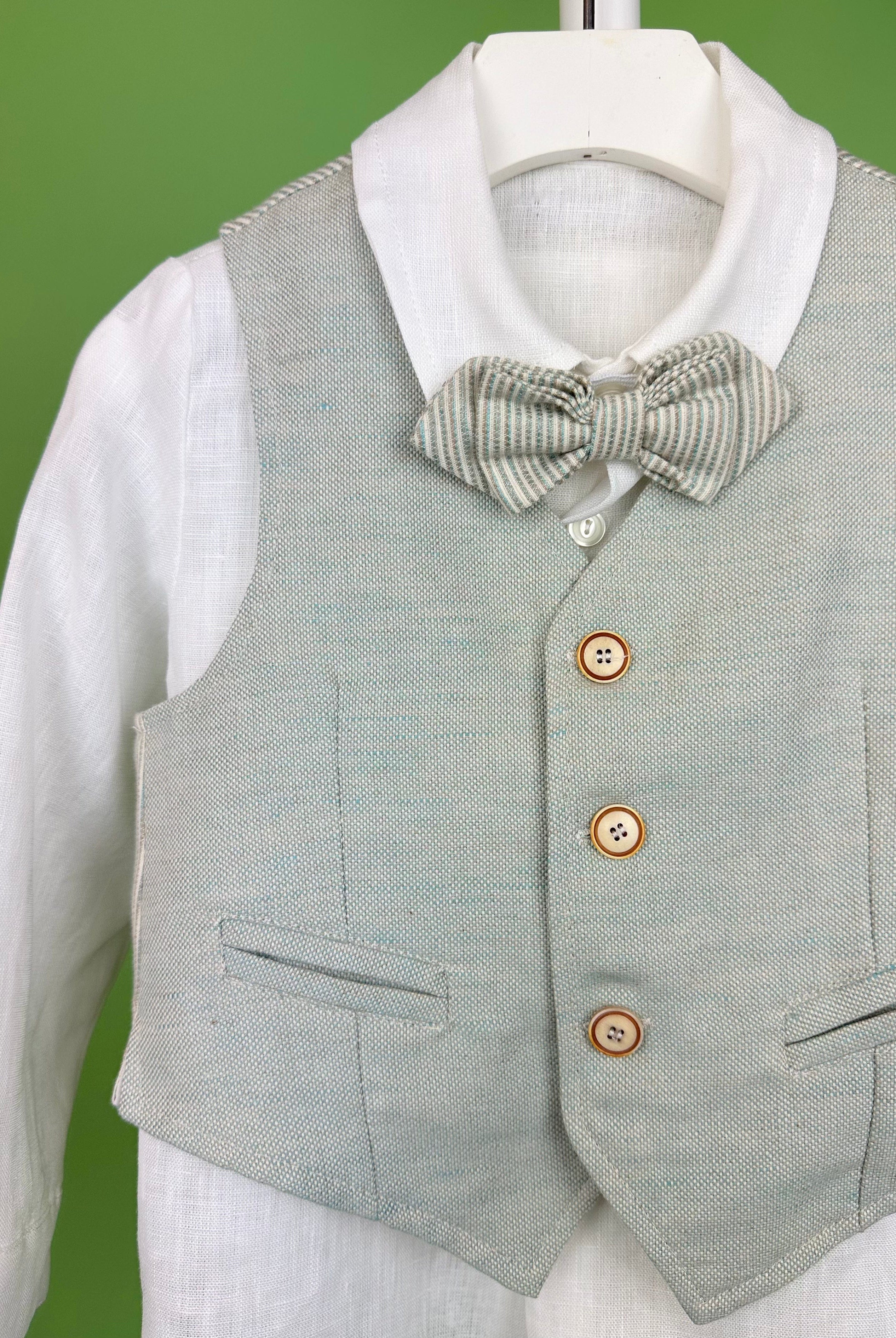 YoYo Boutique Baptism Alessandro Shorts Outfit