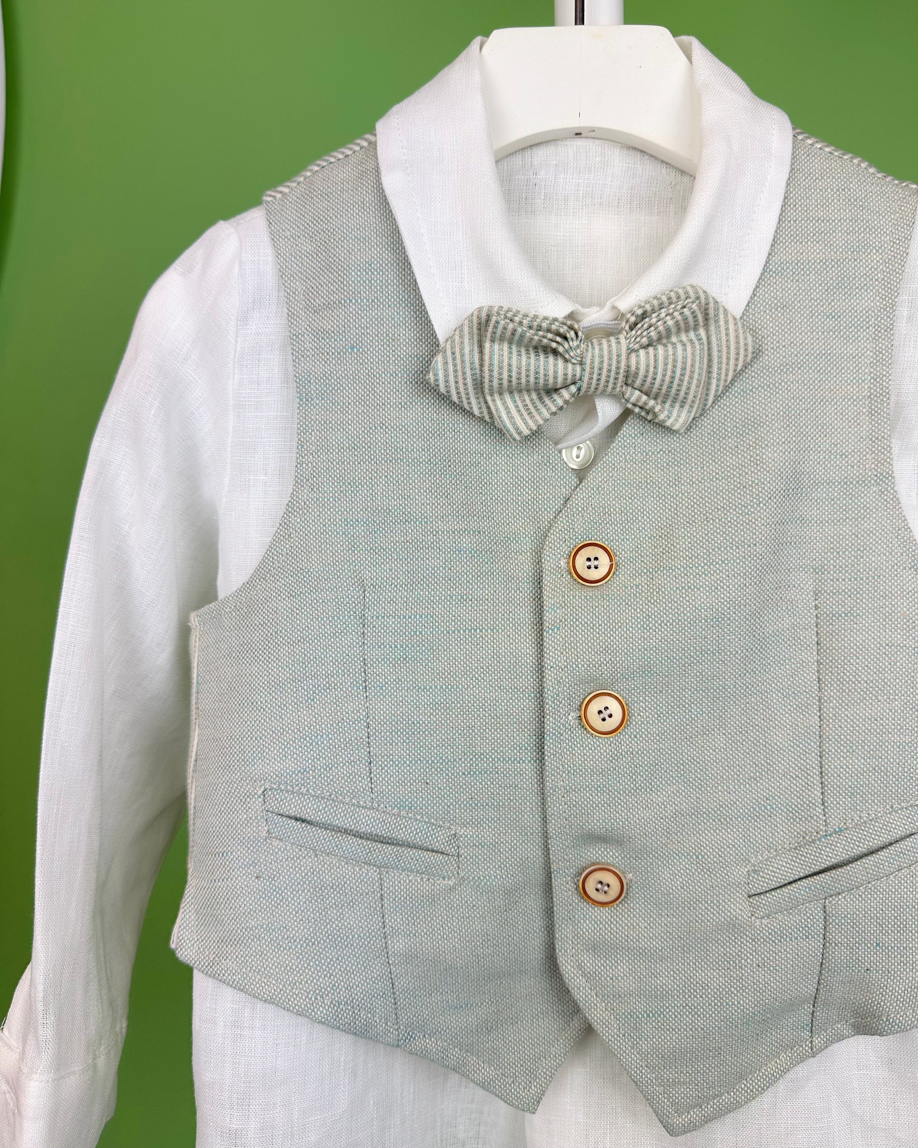 YoYo Boutique Baptism Alessandro Shorts Outfit