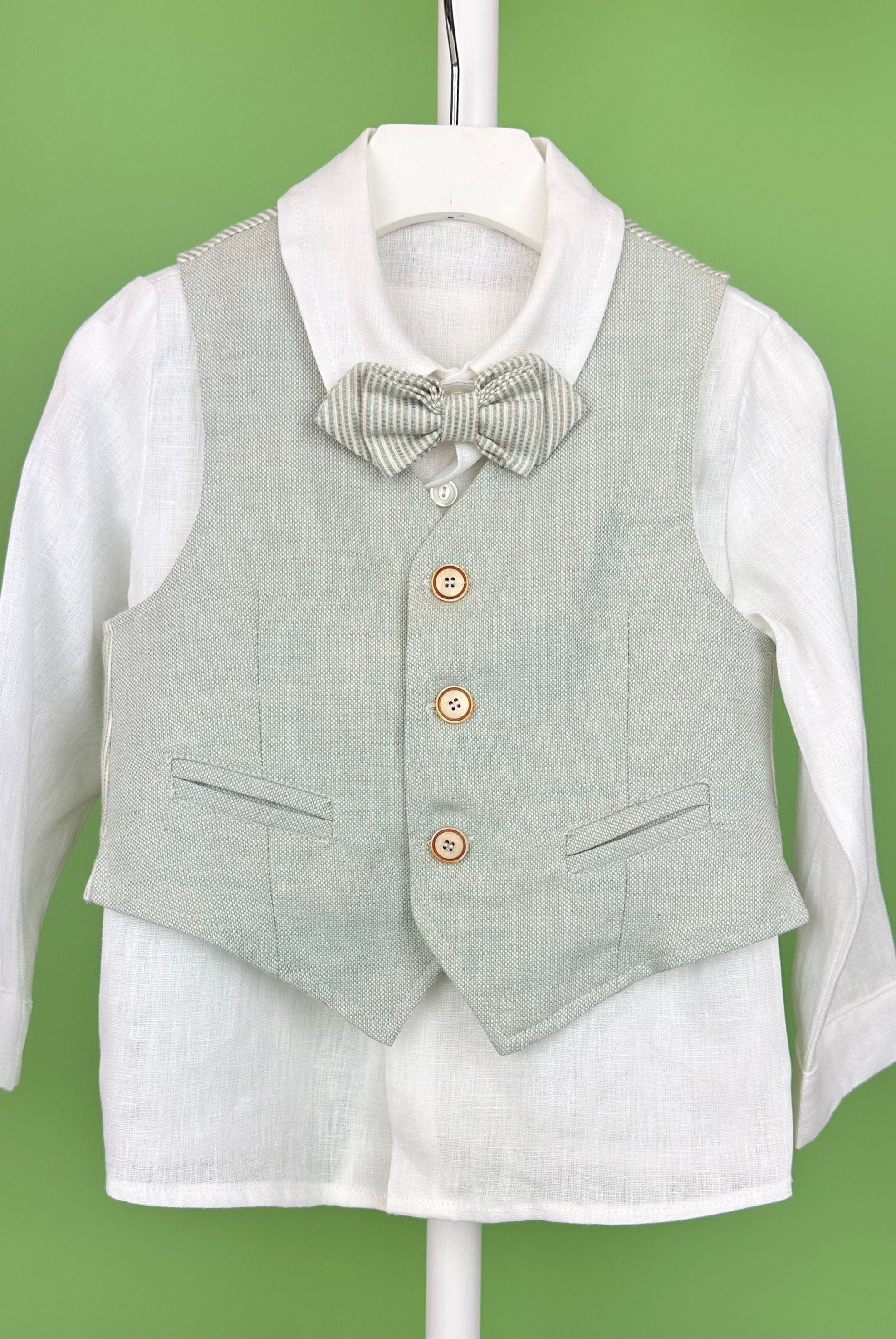 YoYo Boutique Baptism Alessandro Shorts Outfit