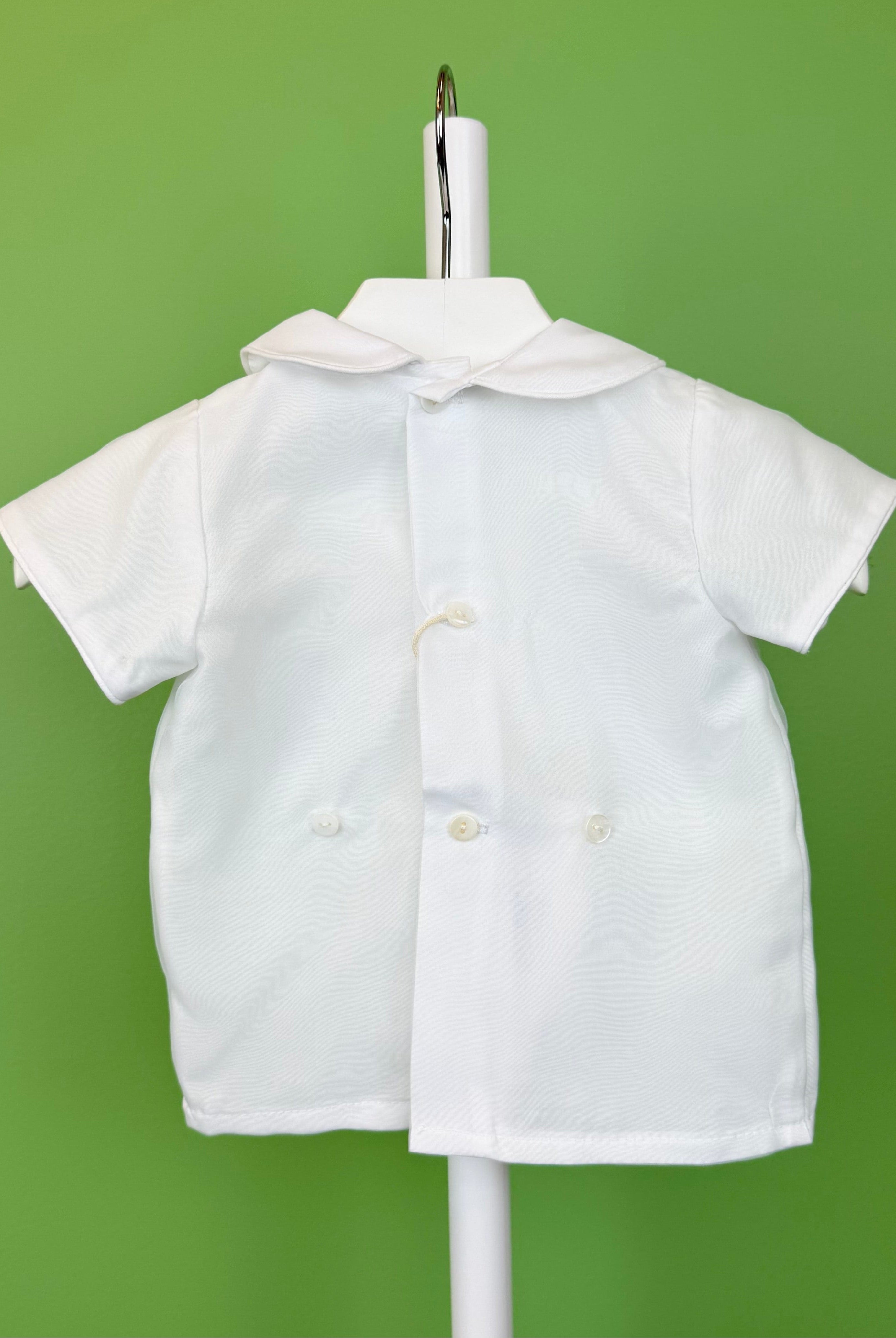 YoYo Boutique Baptism Alonso White Outfit
