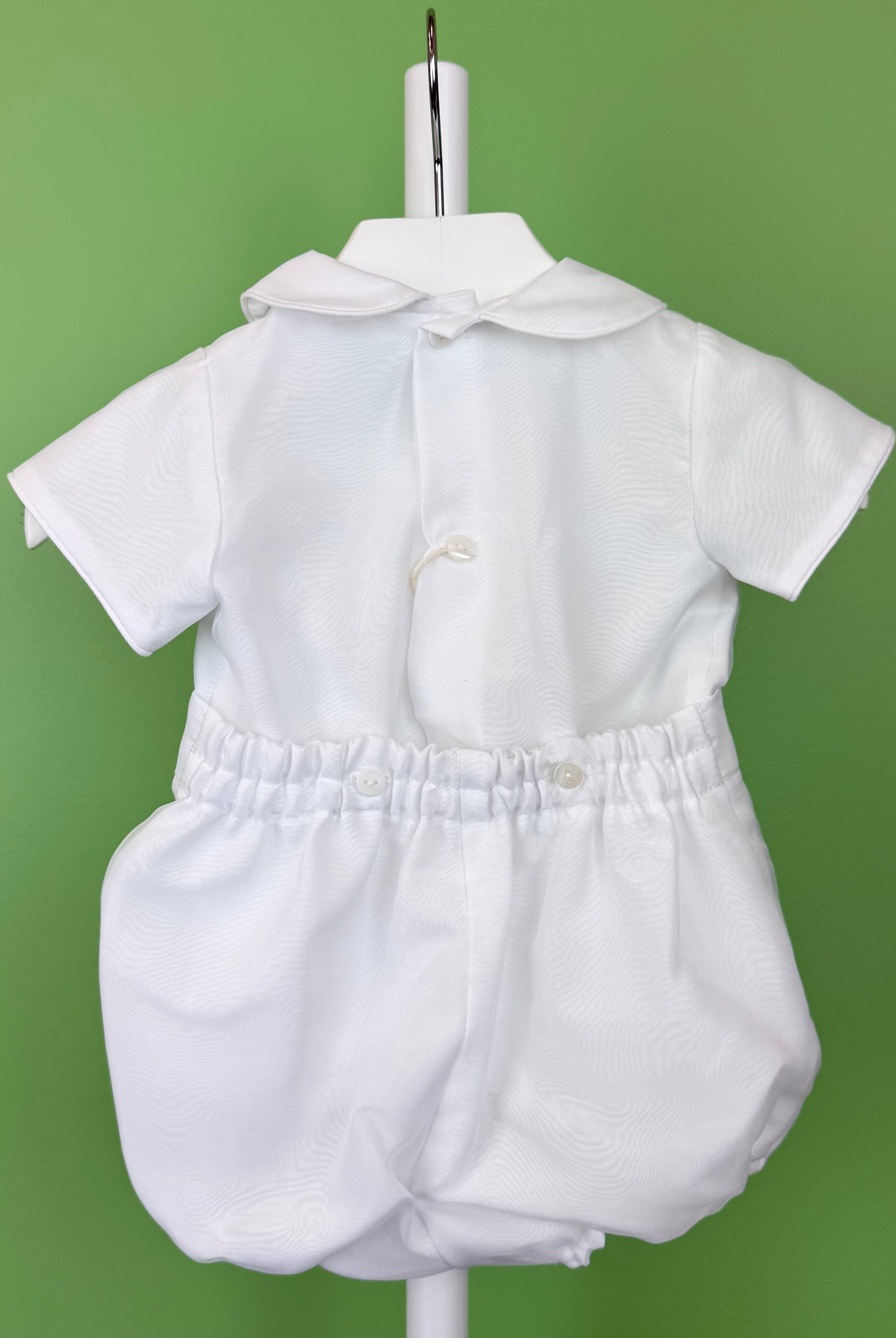 YoYo Boutique Baptism Alonso White Outfit