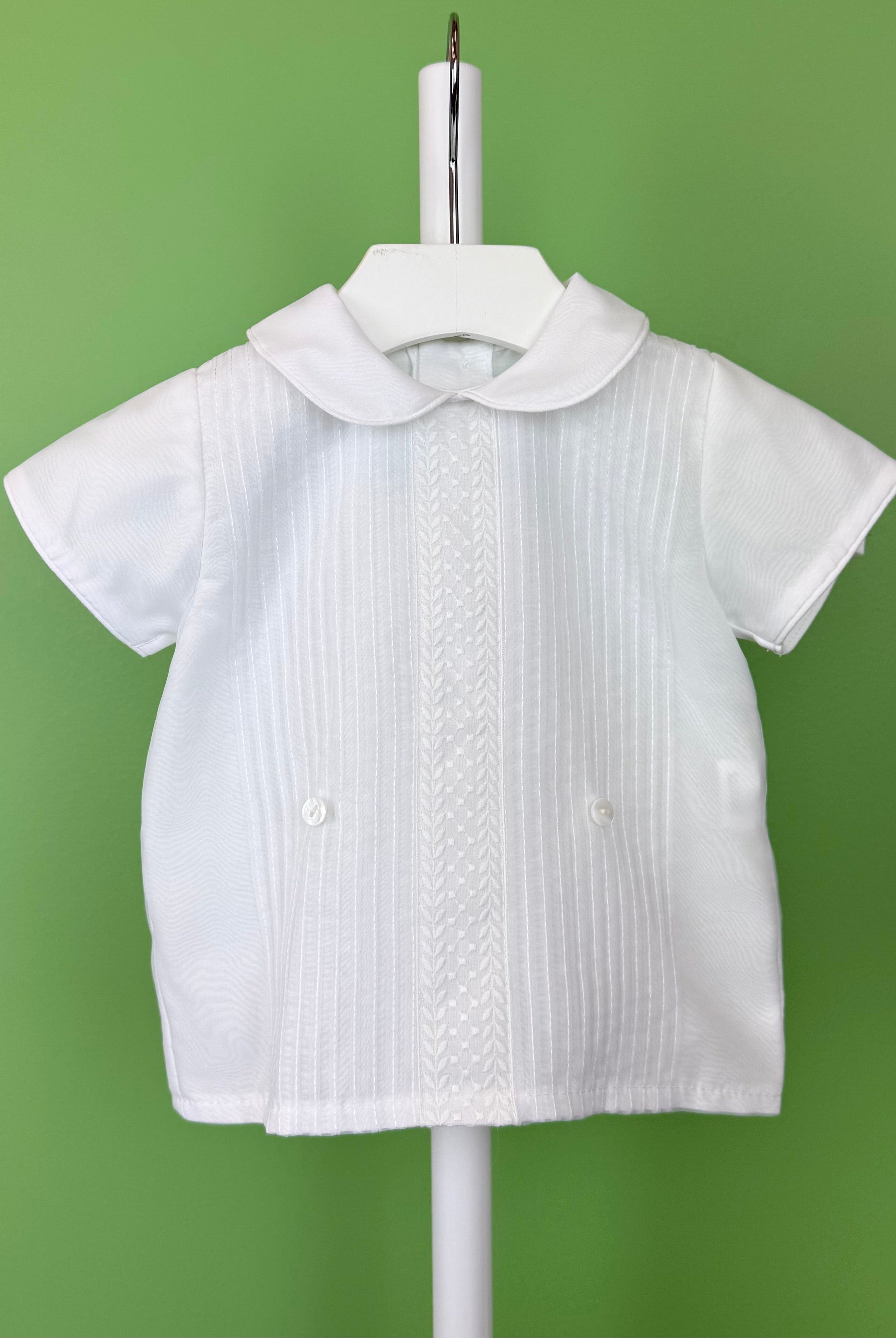 YoYo Boutique Baptism Alonso White Outfit