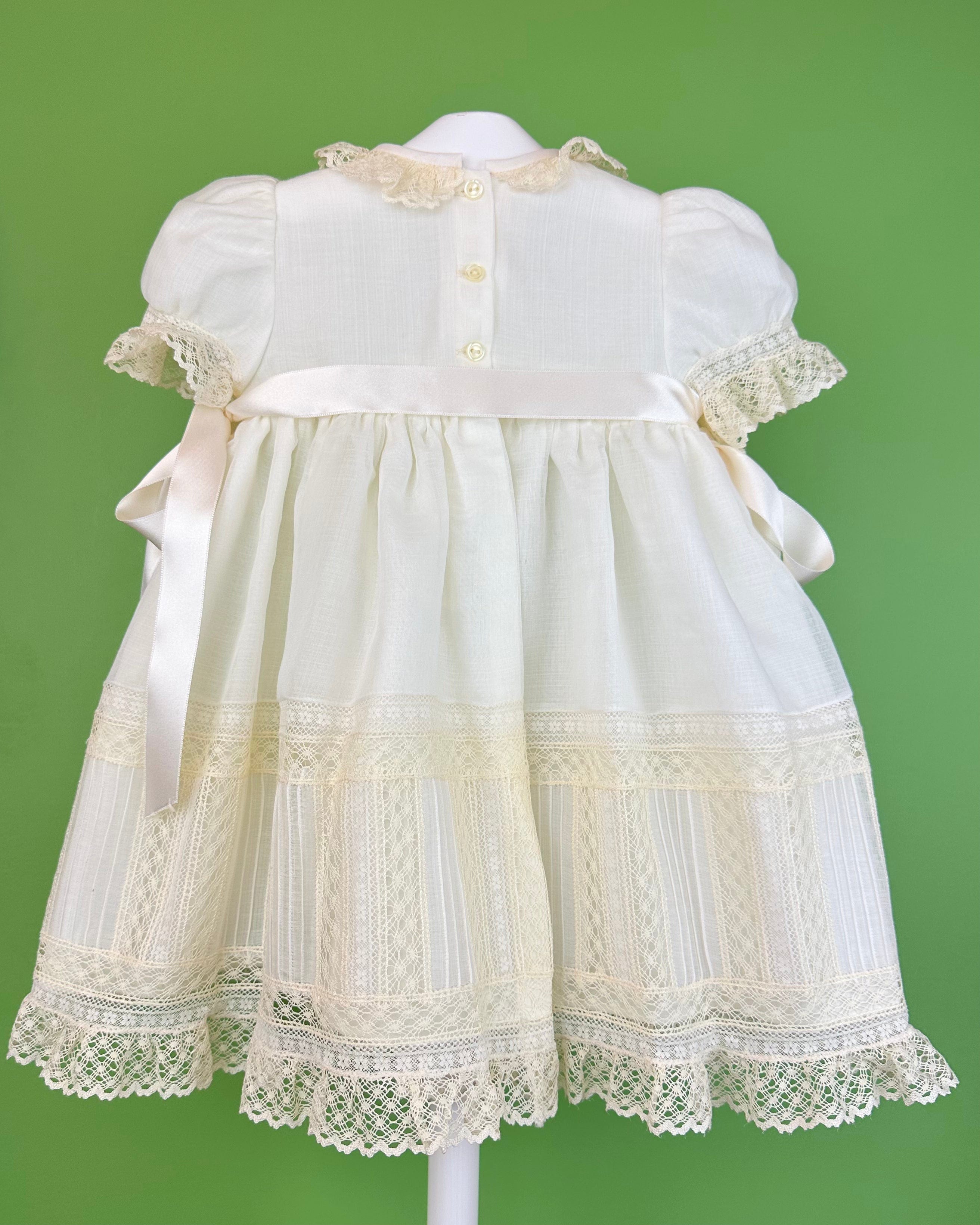 YoYo Boutique Baptism Angela Dress with Bonnet