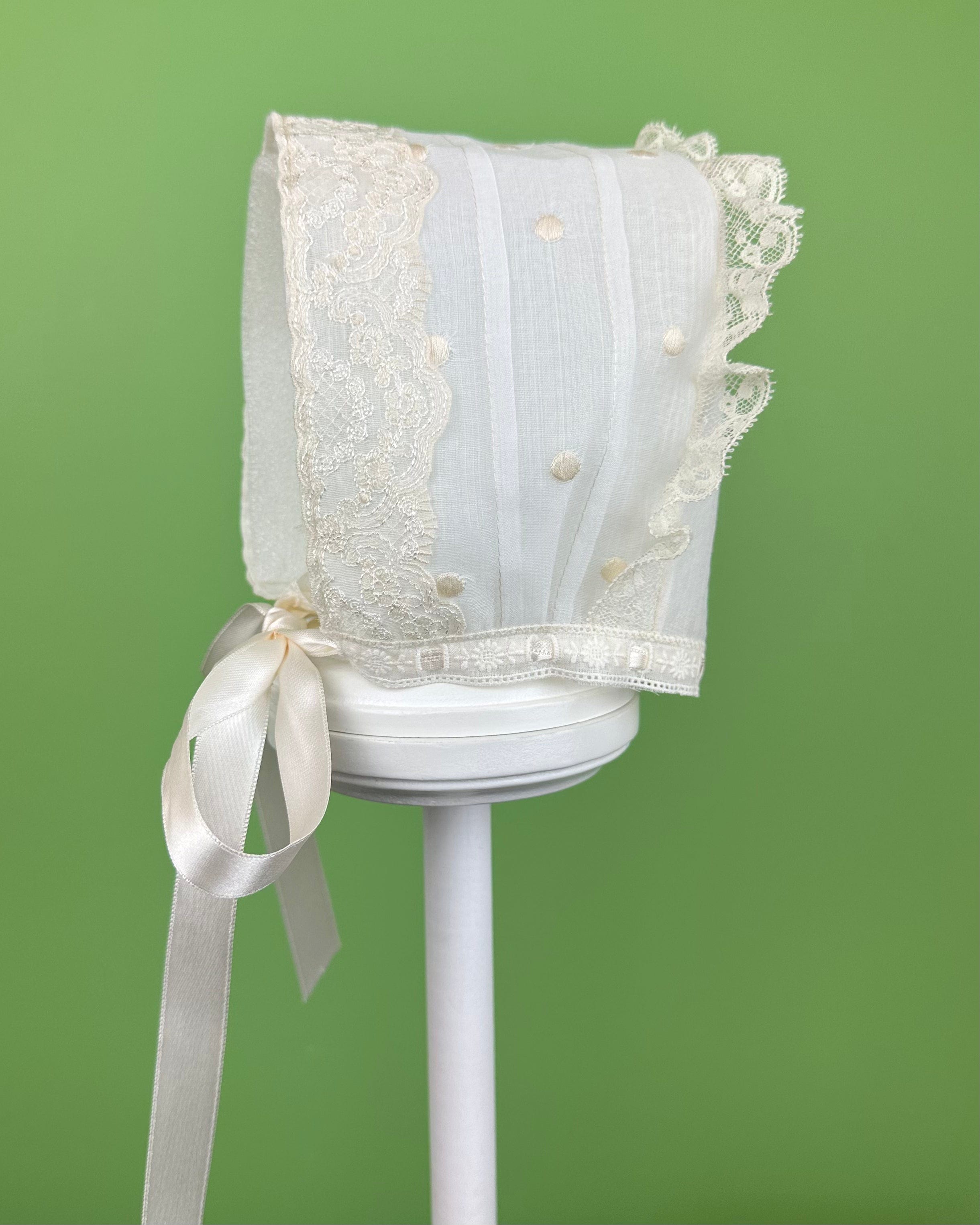 YoYo Boutique Baptism Bella Dress with Bonnet