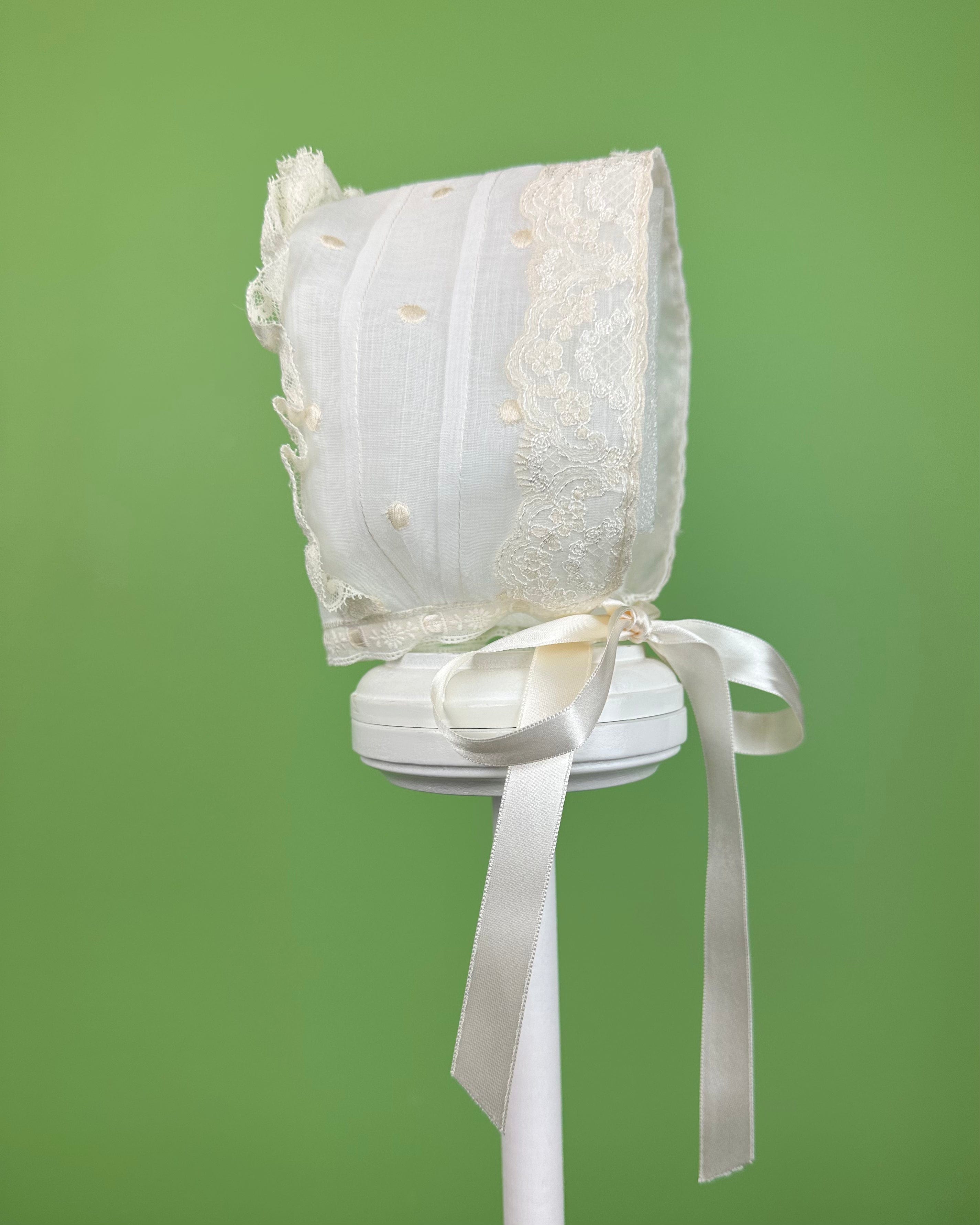 YoYo Boutique Baptism Bella Dress with Bonnet