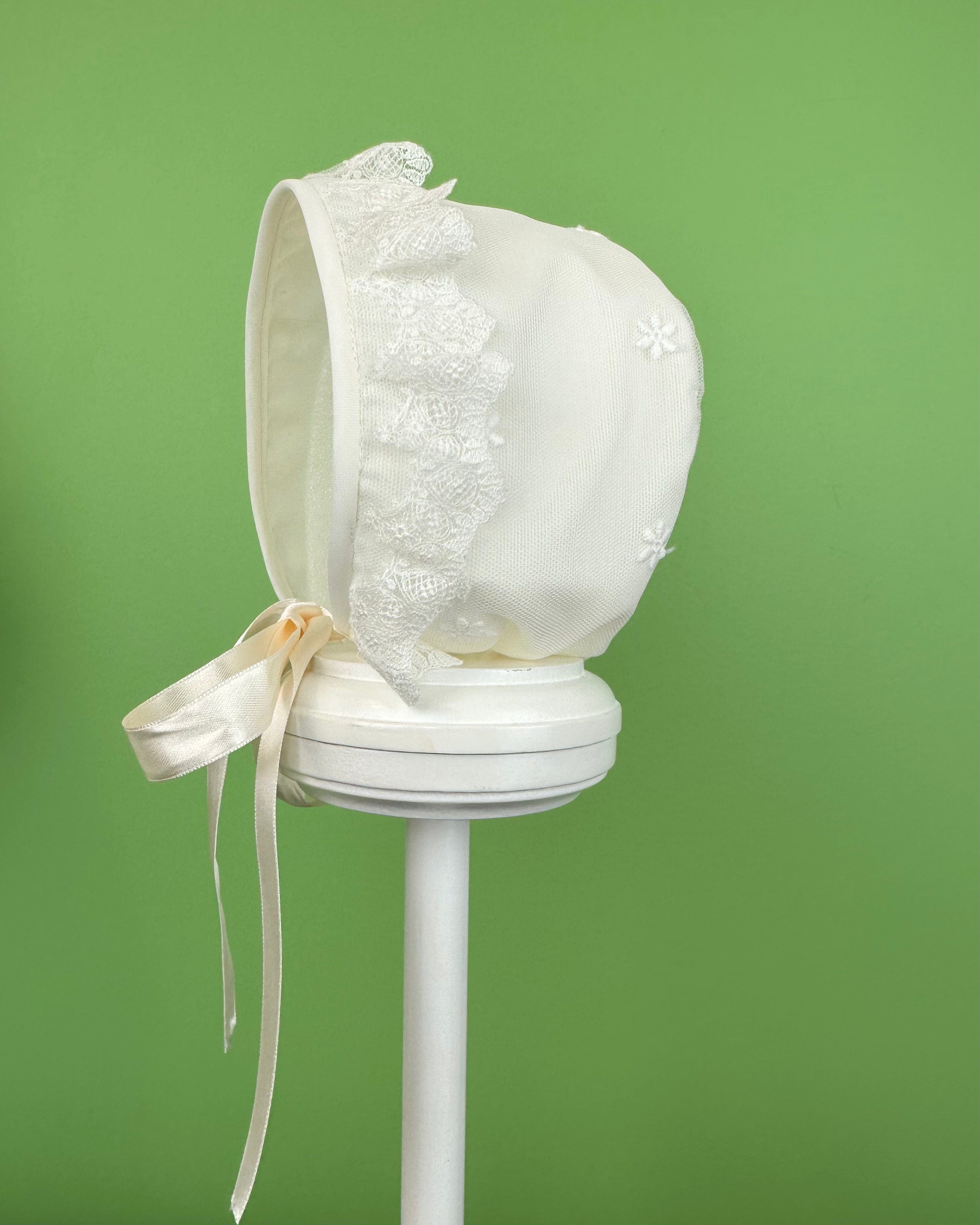 YoYo Boutique Baptism Briana Dress with Bonnet