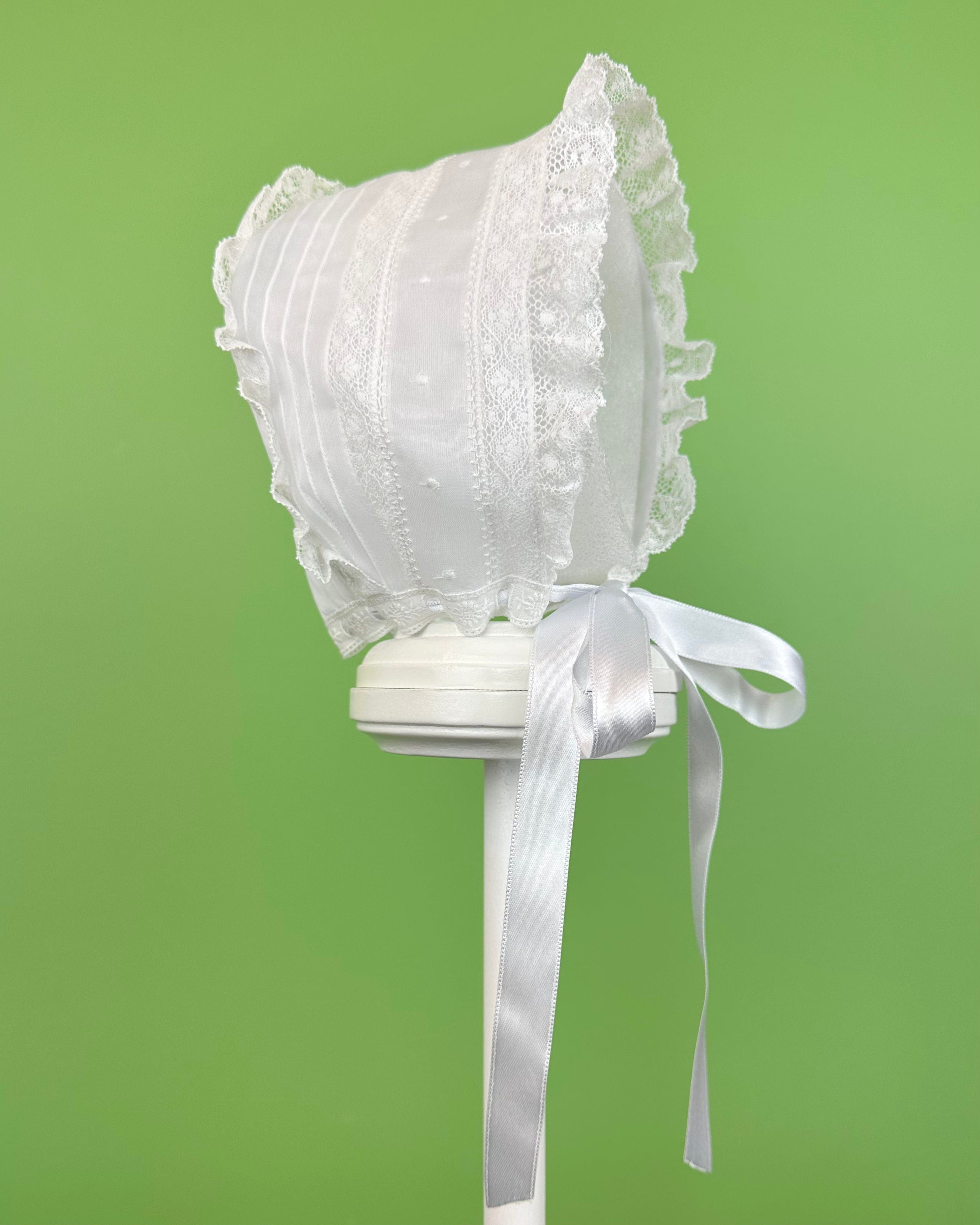 YoYo Boutique Baptism Catalina Dress with Bonnet