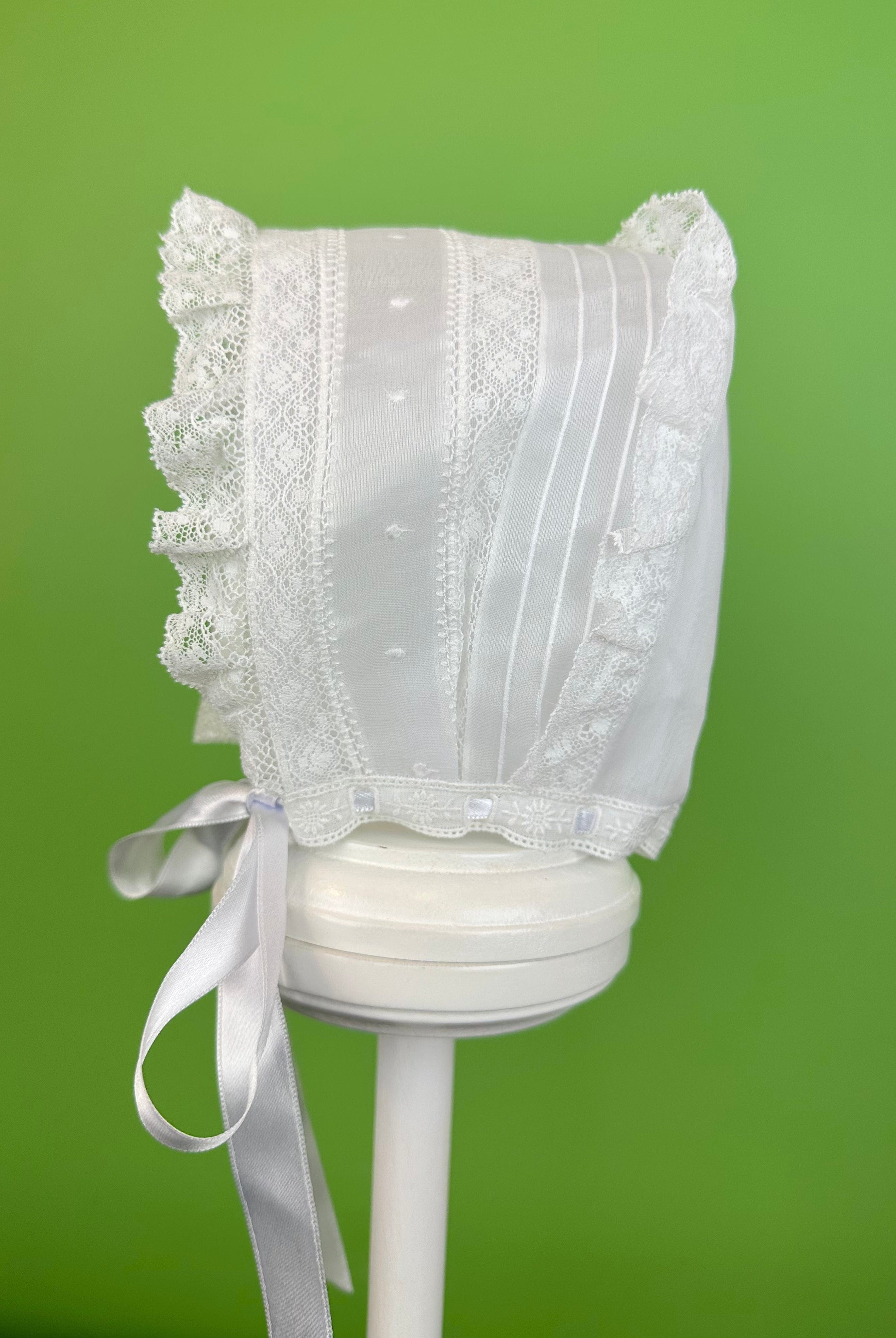 YoYo Boutique Baptism Catalina Dress with Bonnet