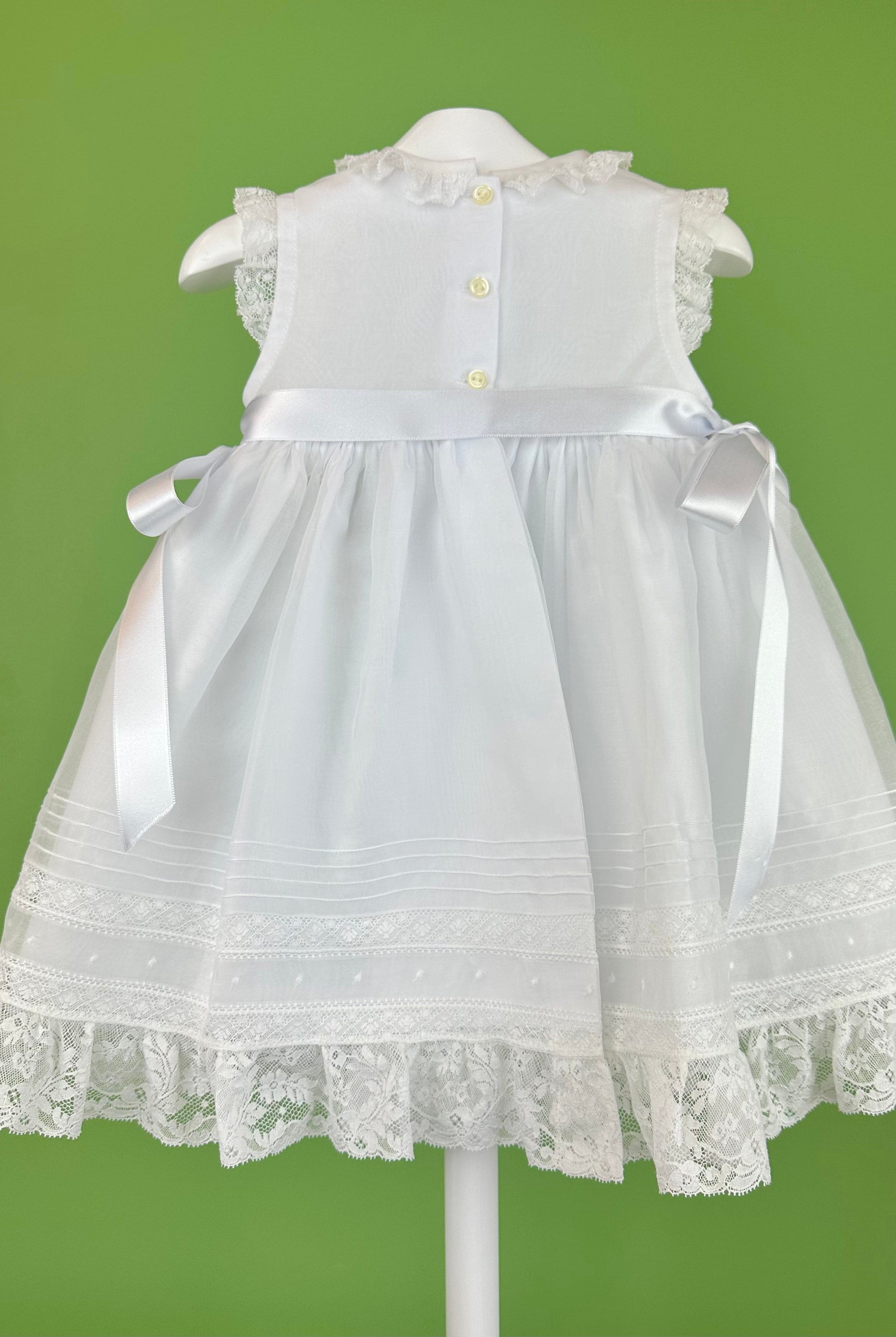YoYo Boutique Baptism Catalina Dress with Bonnet