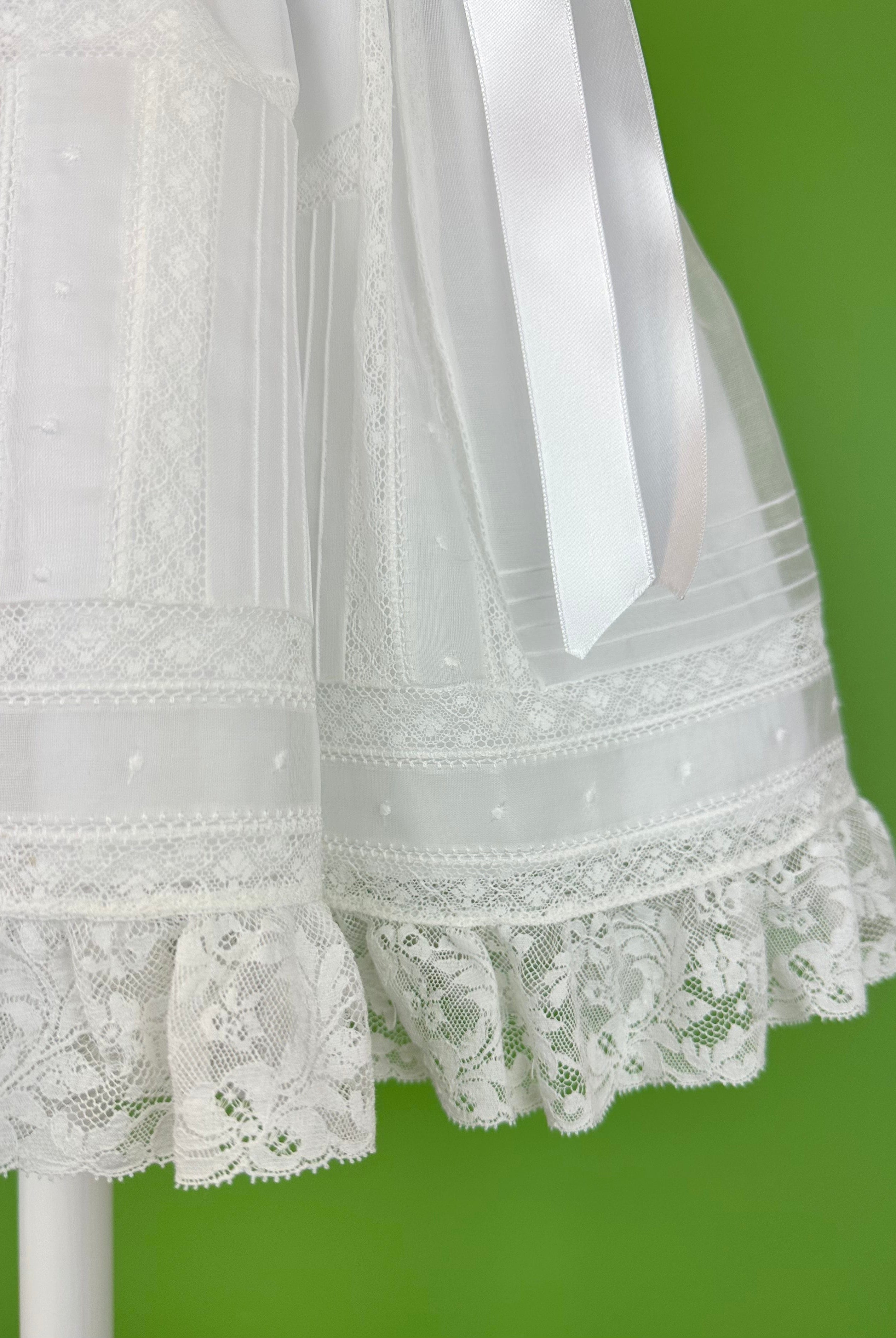 YoYo Boutique Baptism Catalina Dress with Bonnet