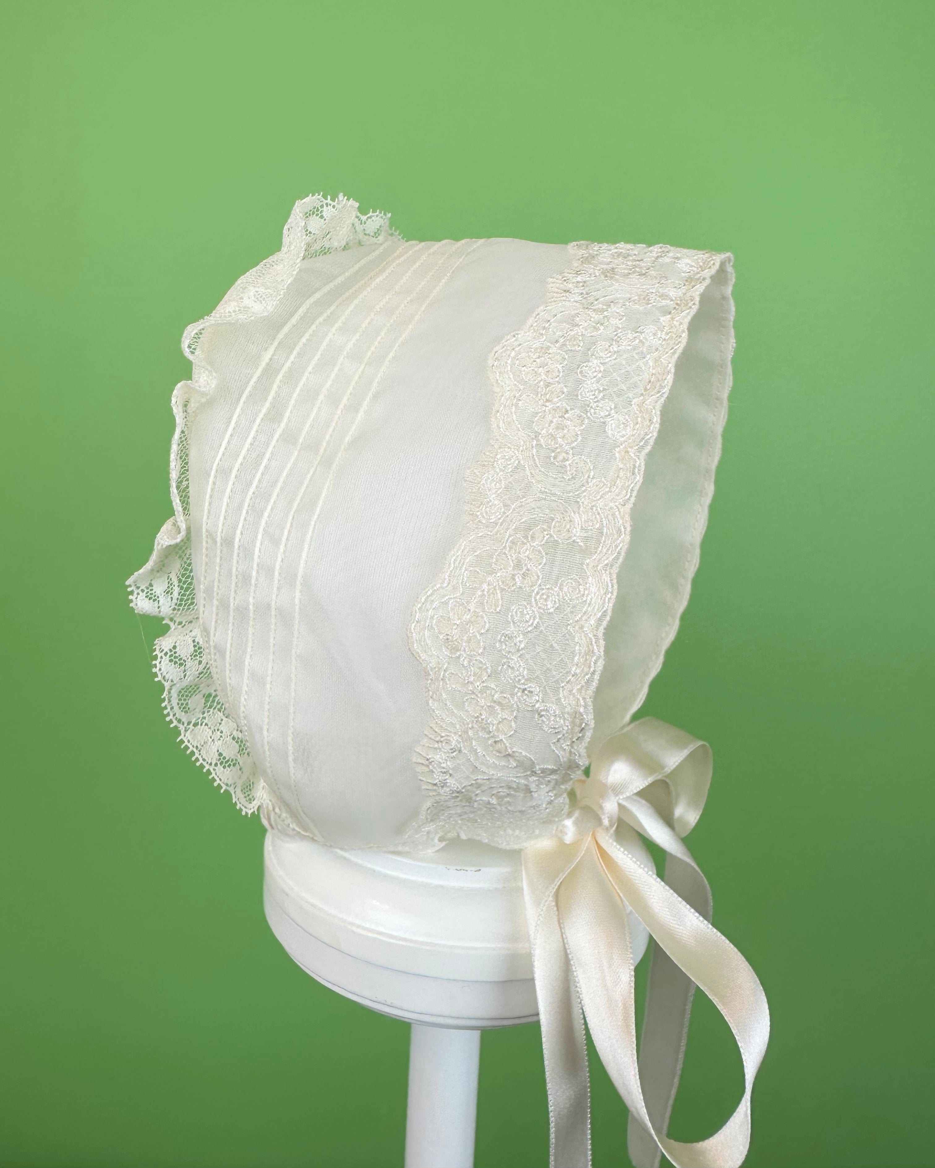 YoYo Boutique Baptism Cindy Dress with Bonnet