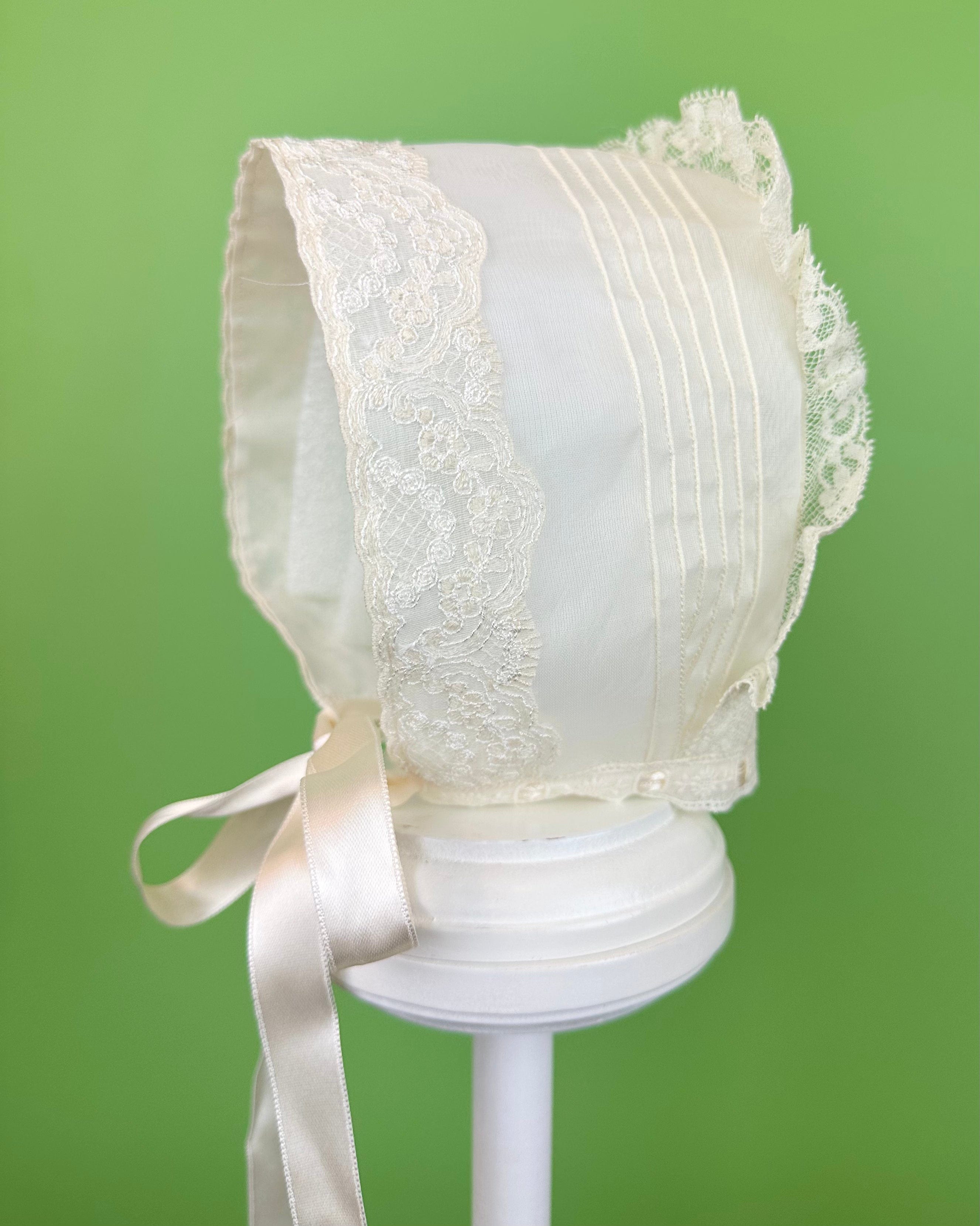YoYo Boutique Baptism Cindy Dress with Bonnet