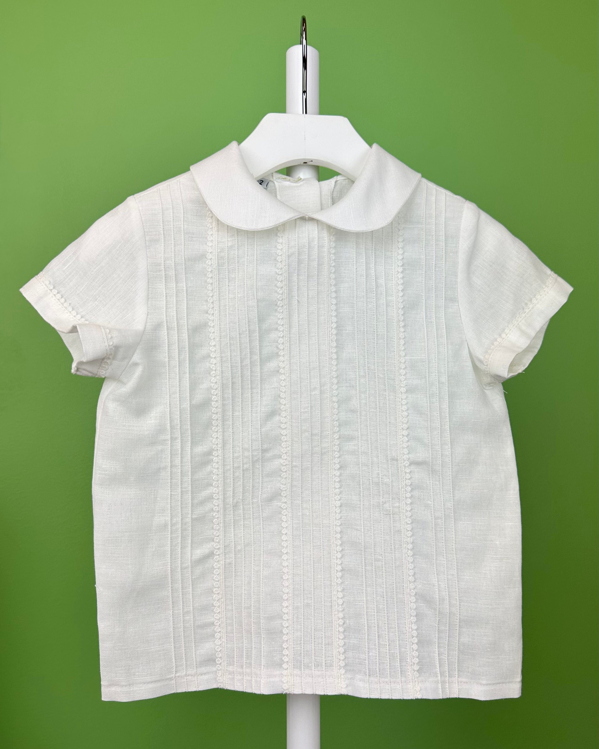 YoYo Boutique Baptism Cristobal Off-White Shorts Outfit