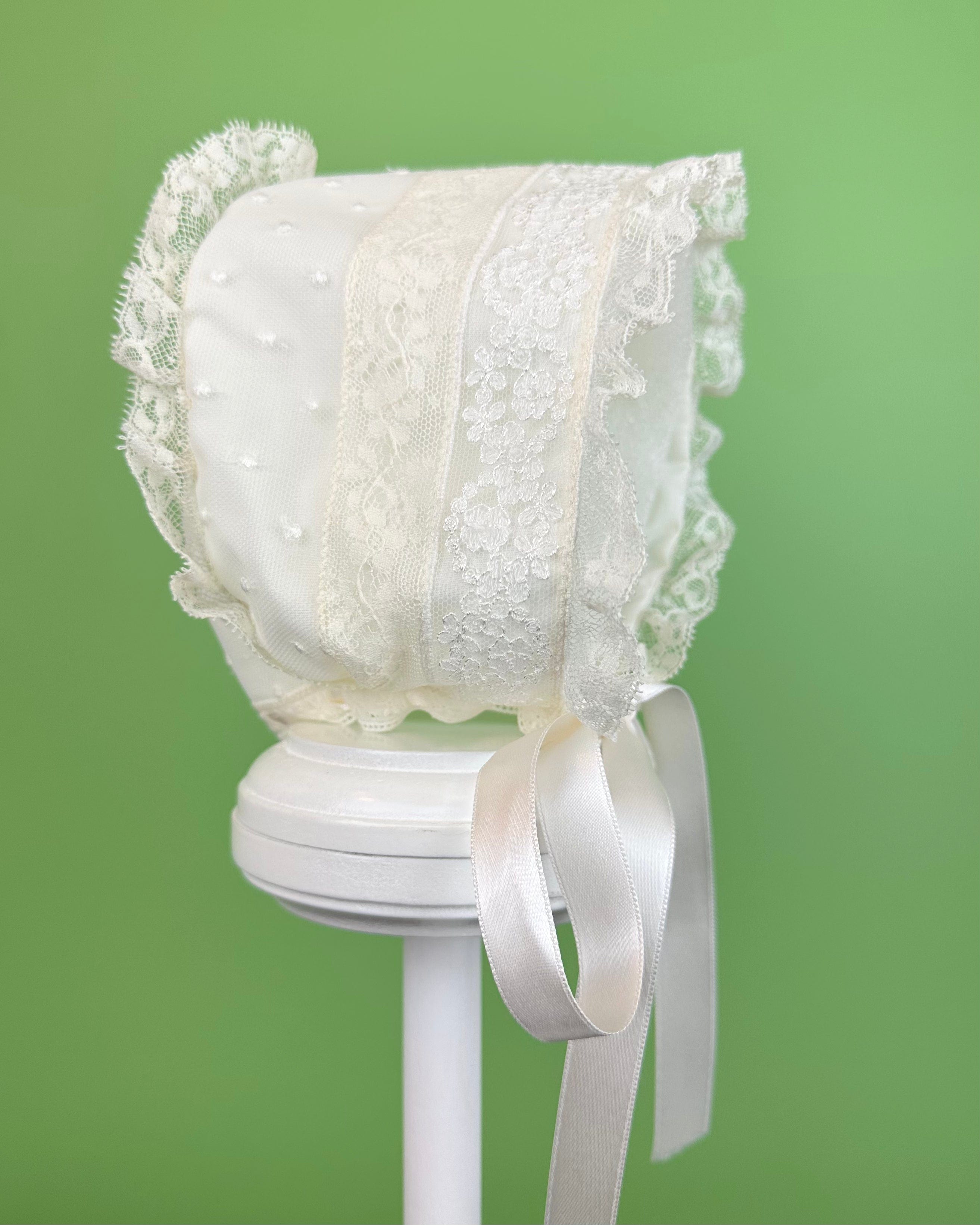 YoYo Boutique Baptism Estefania Dress with Bonnet