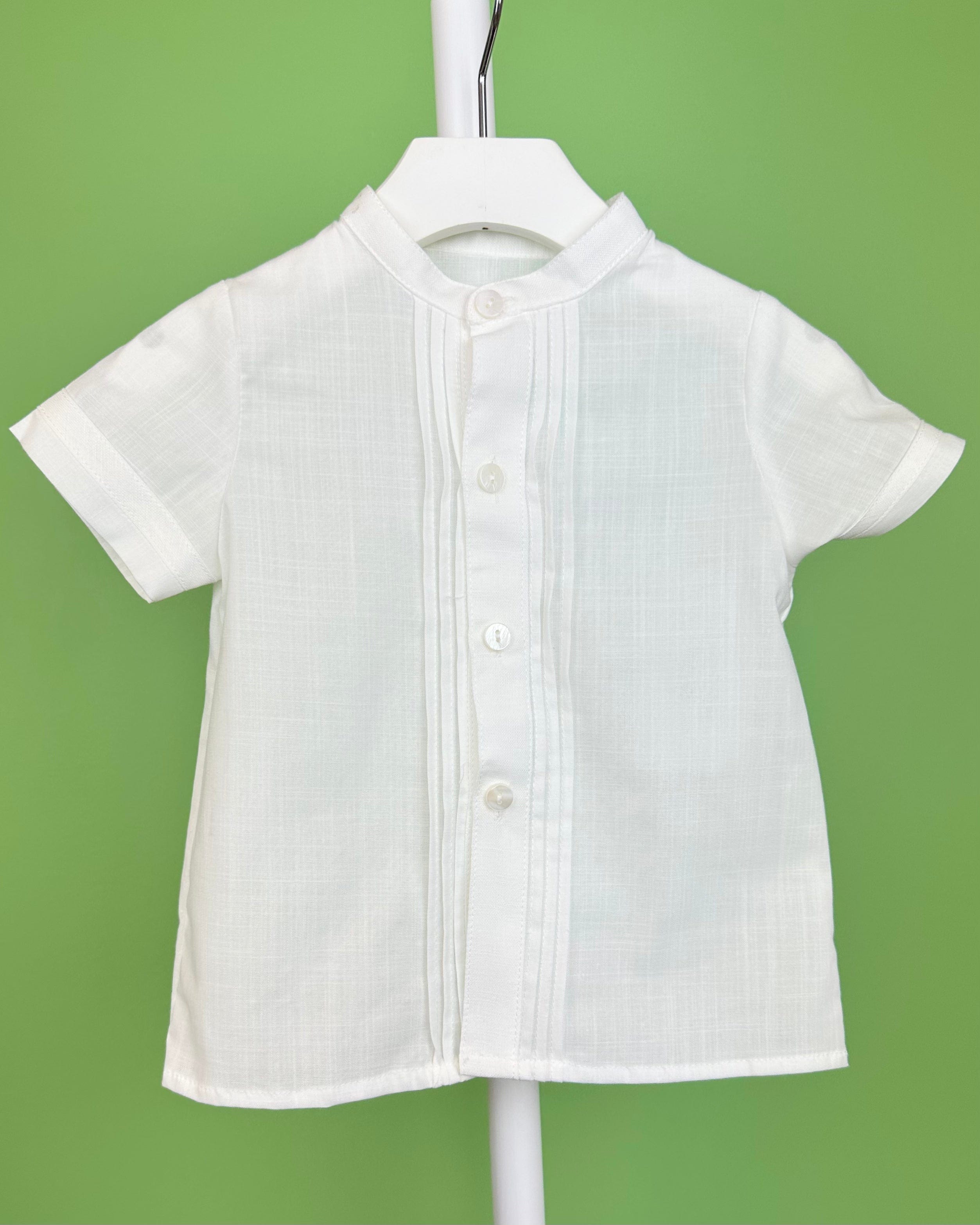YoYo Boutique Baptism Gabriel White Bubble Outfit