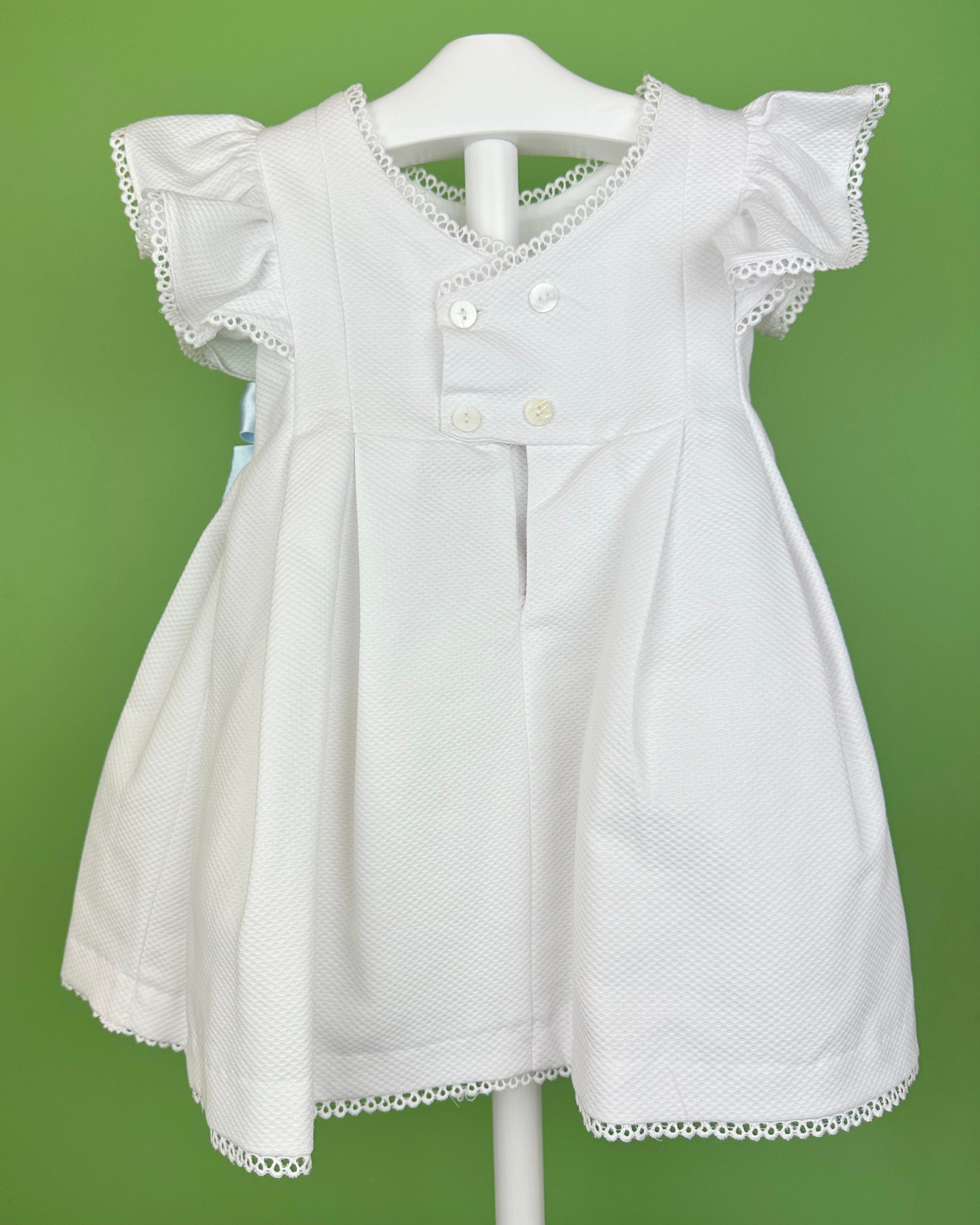 YoYo Boutique Baptism Luna White Dress