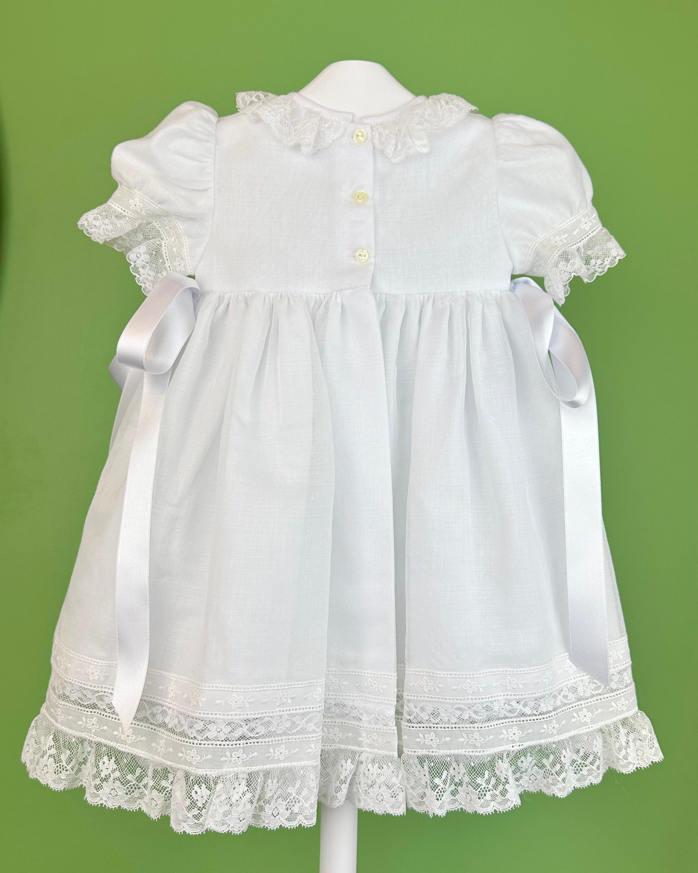 YoYo Boutique Baptism Miranda Dress with Bonnet