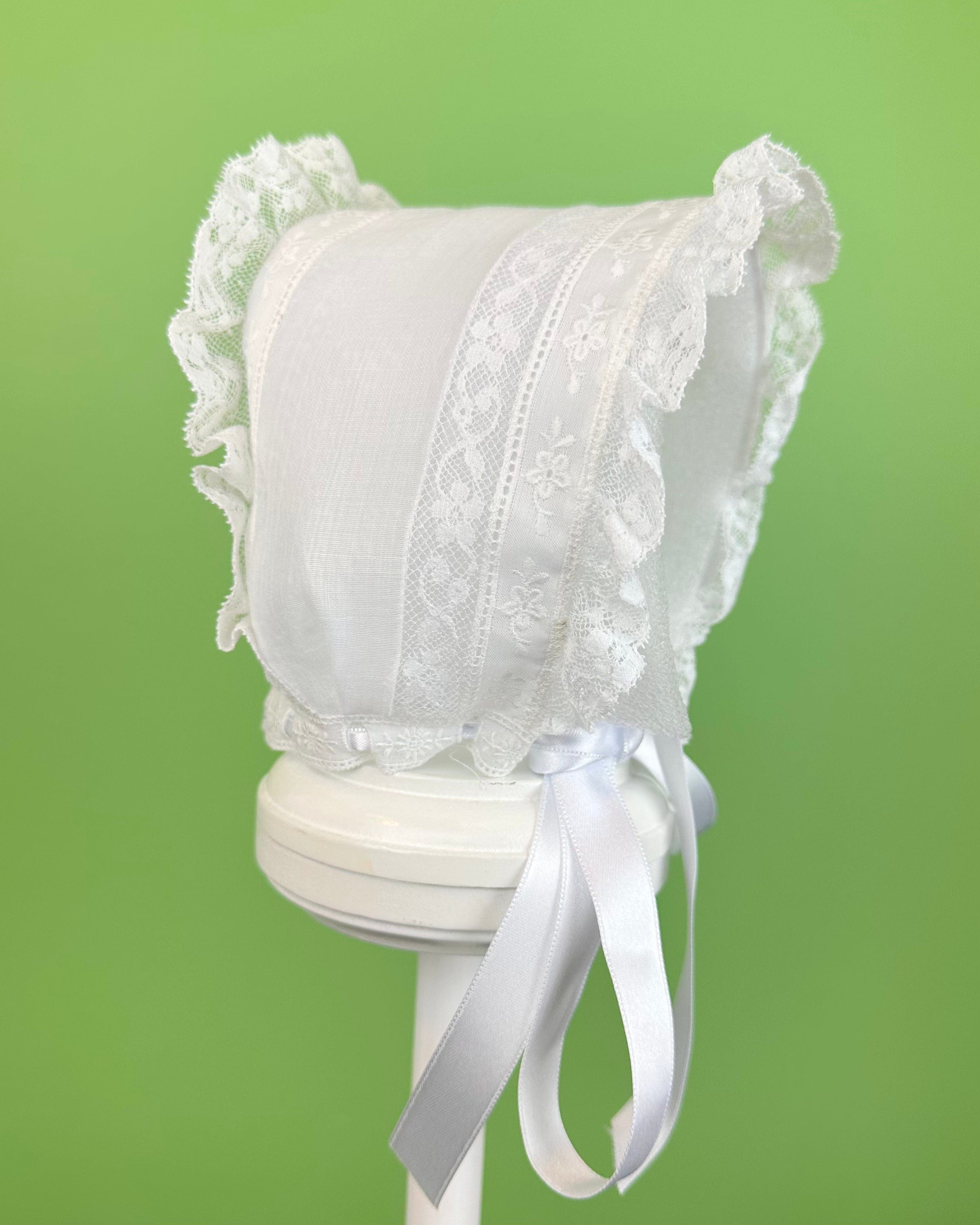 YoYo Boutique Baptism Miranda Dress with Bonnet