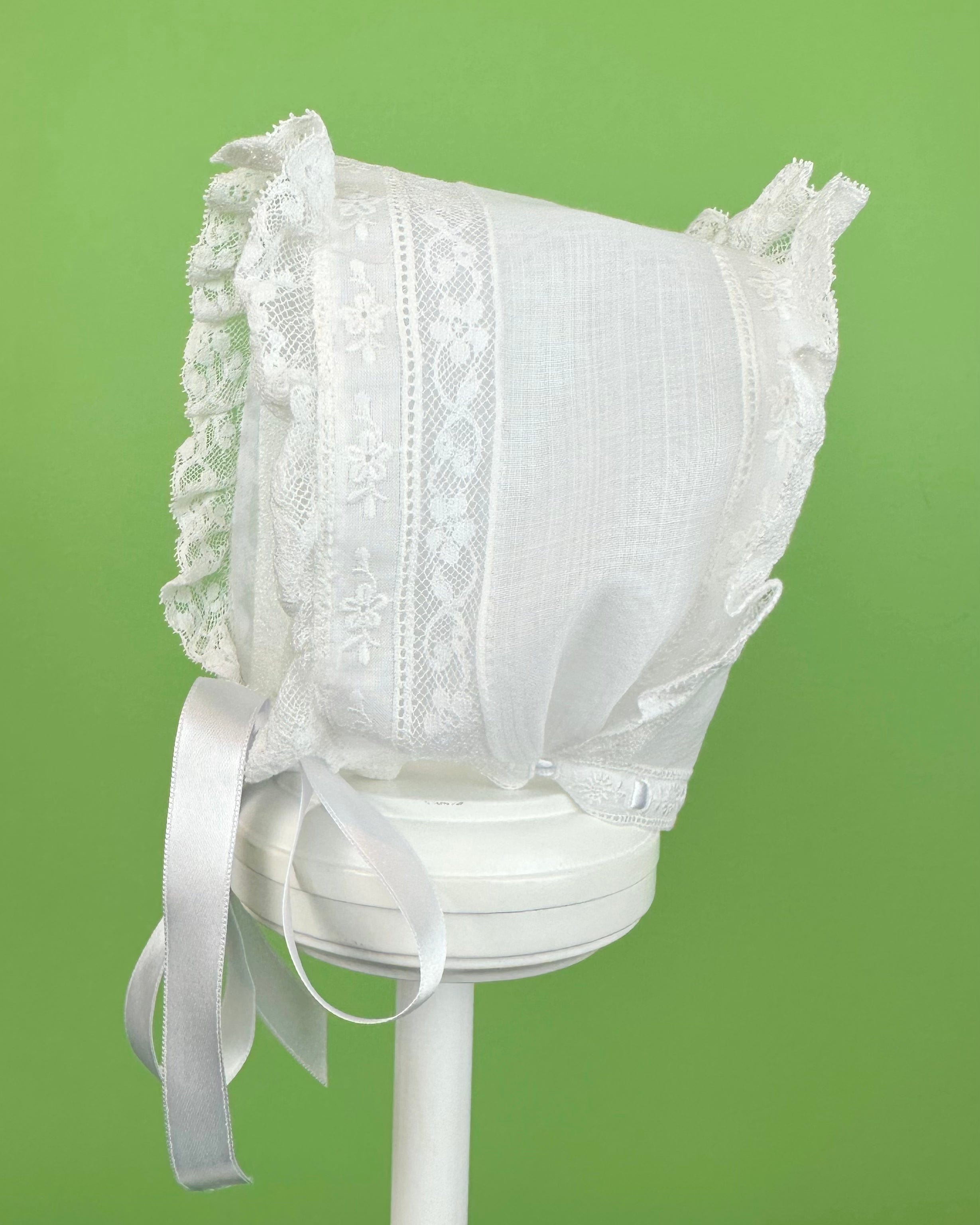 YoYo Boutique Baptism Miranda Dress with Bonnet