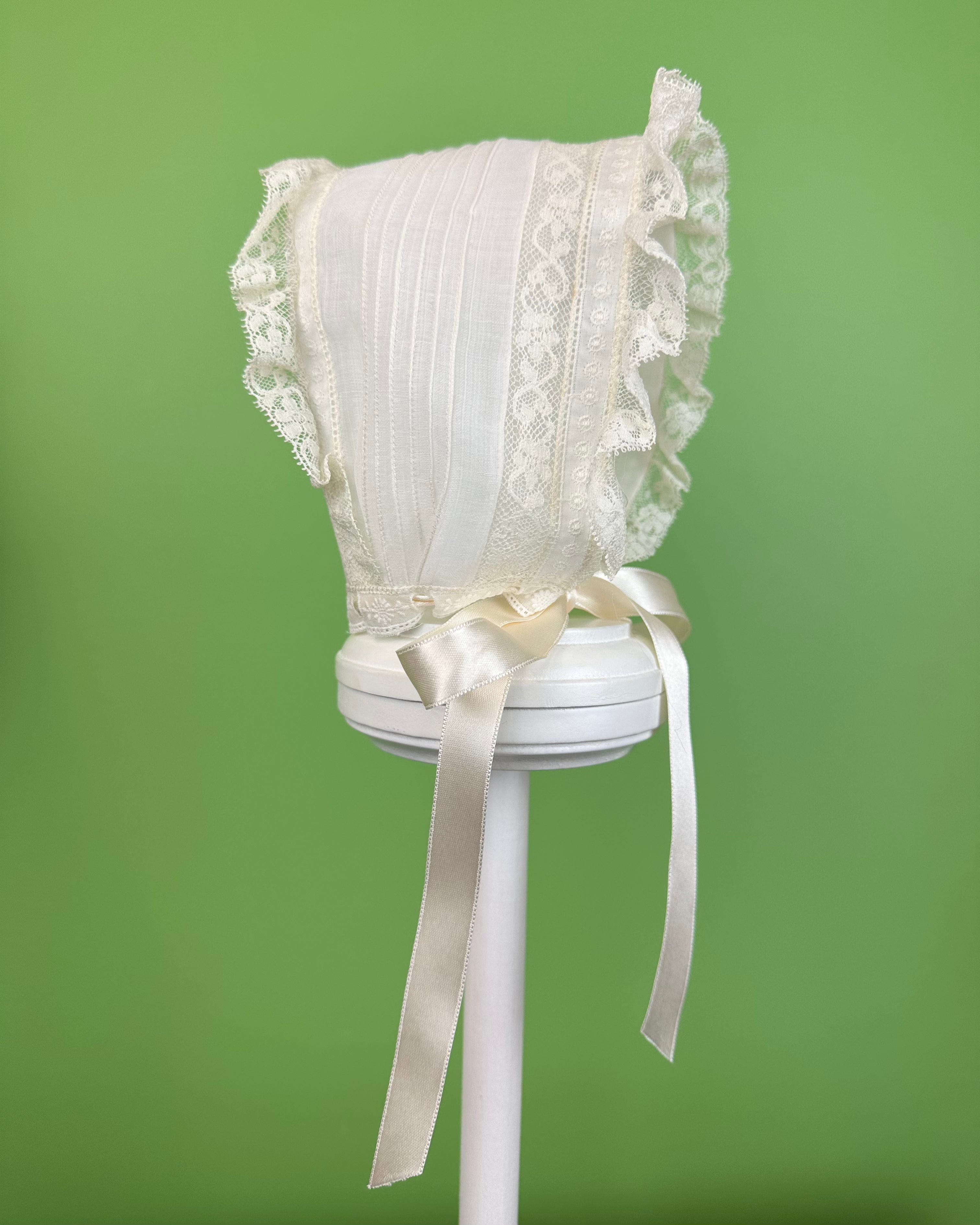 YoYo Boutique Baptism Pilar Dress with Bonnet