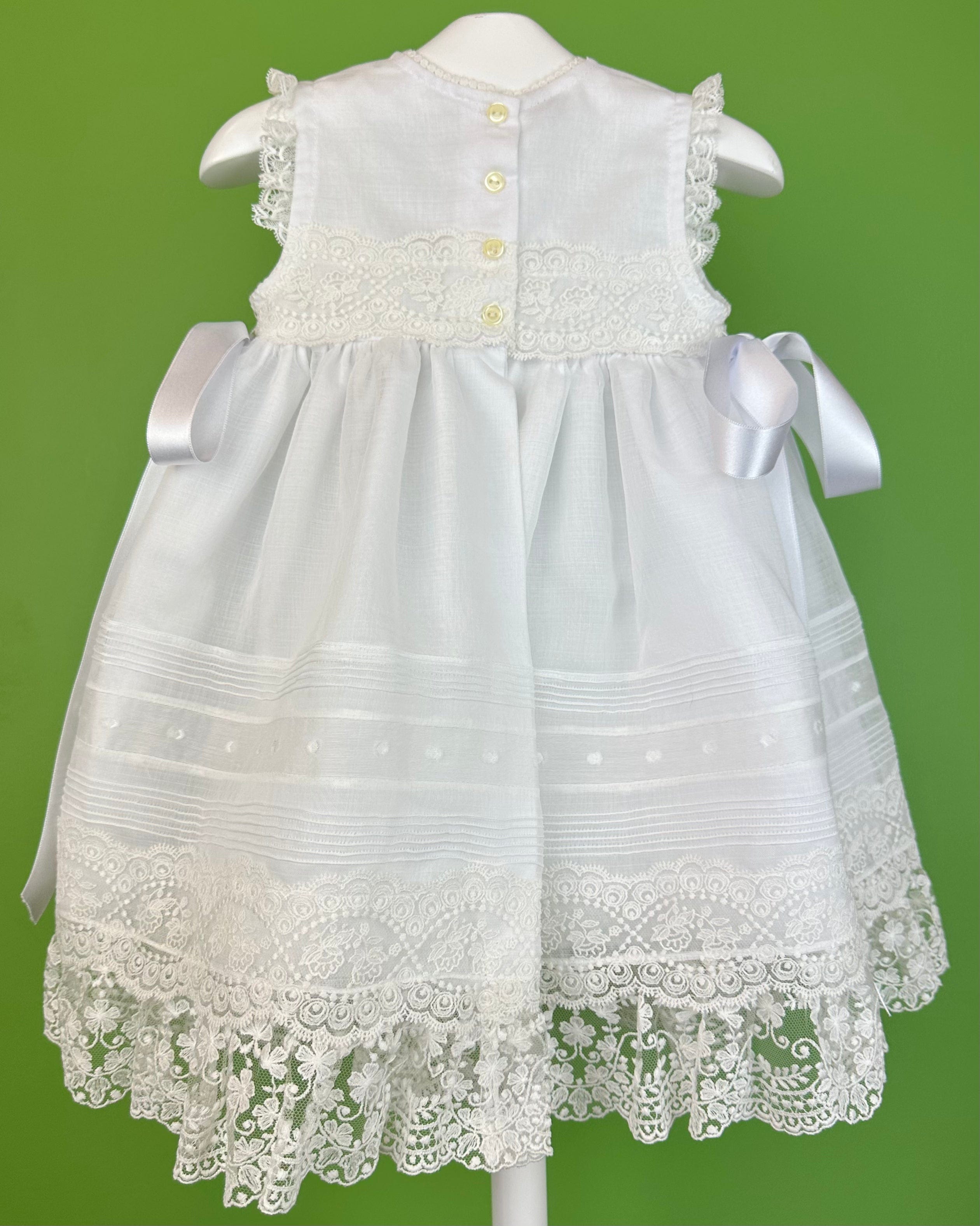 YoYo Boutique Baptism Raquel Dress with Bonnet