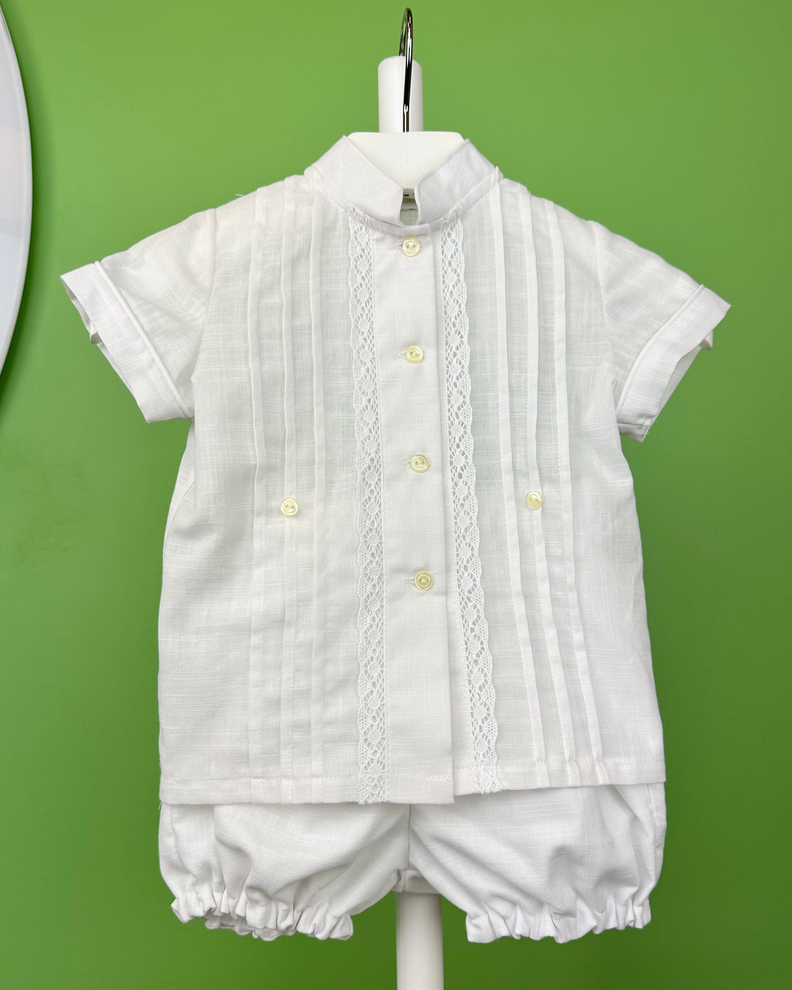 YoYo Boutique Baptism Rodolfo Bubble Outfit