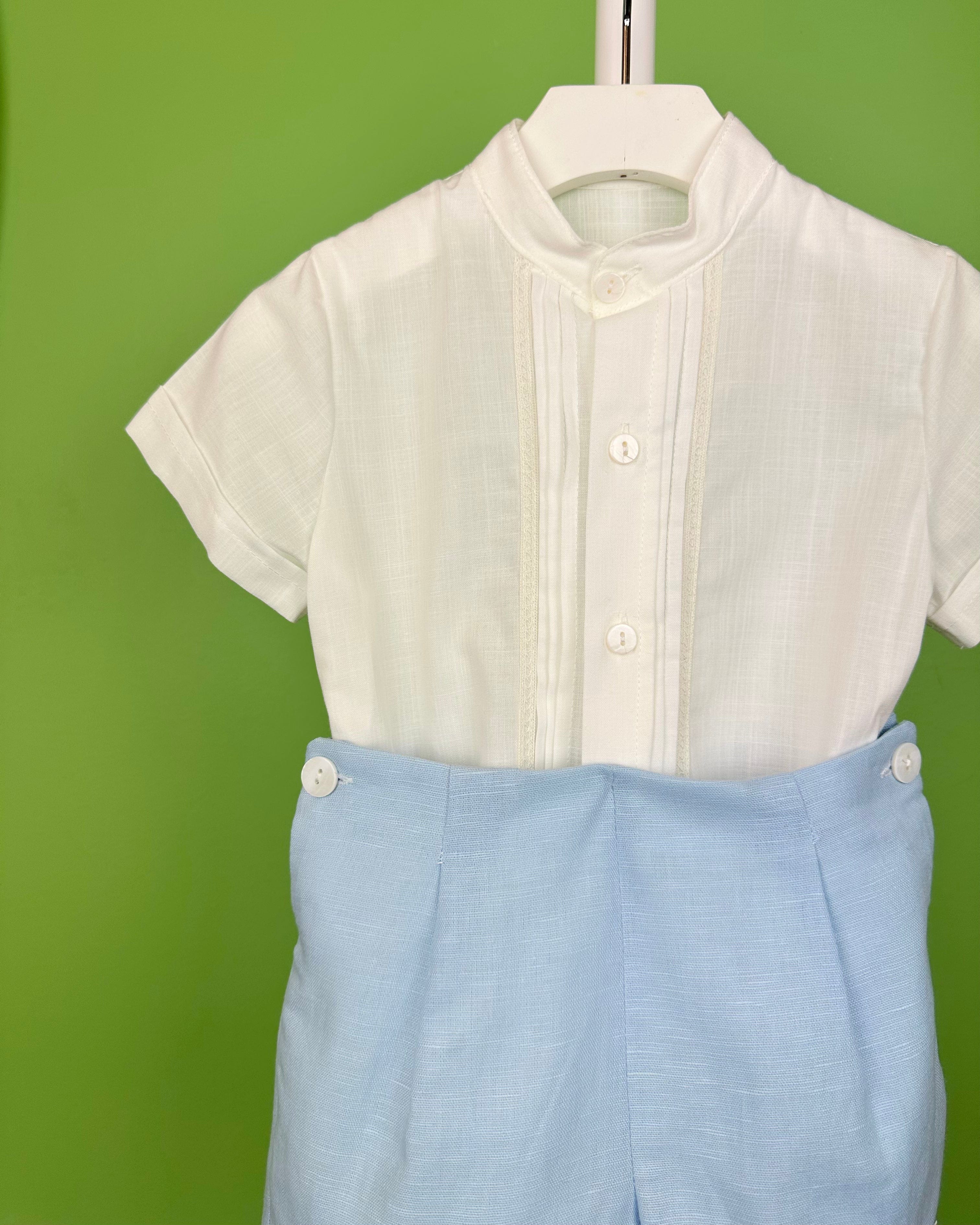 YoYo Boutique Baptism Samuel Shorts Outfit