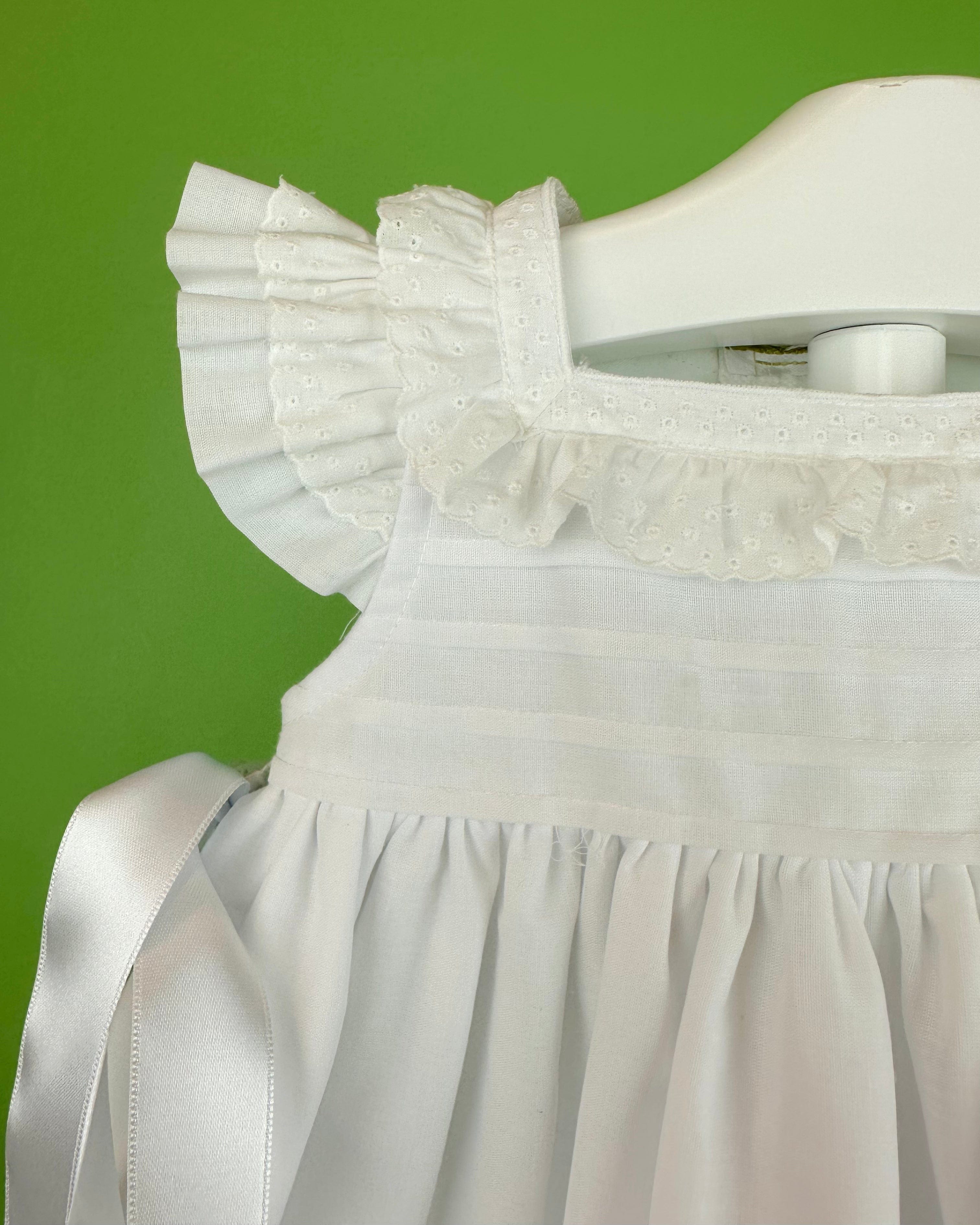 YoYo Boutique Baptism Susy Dress with Bonnet