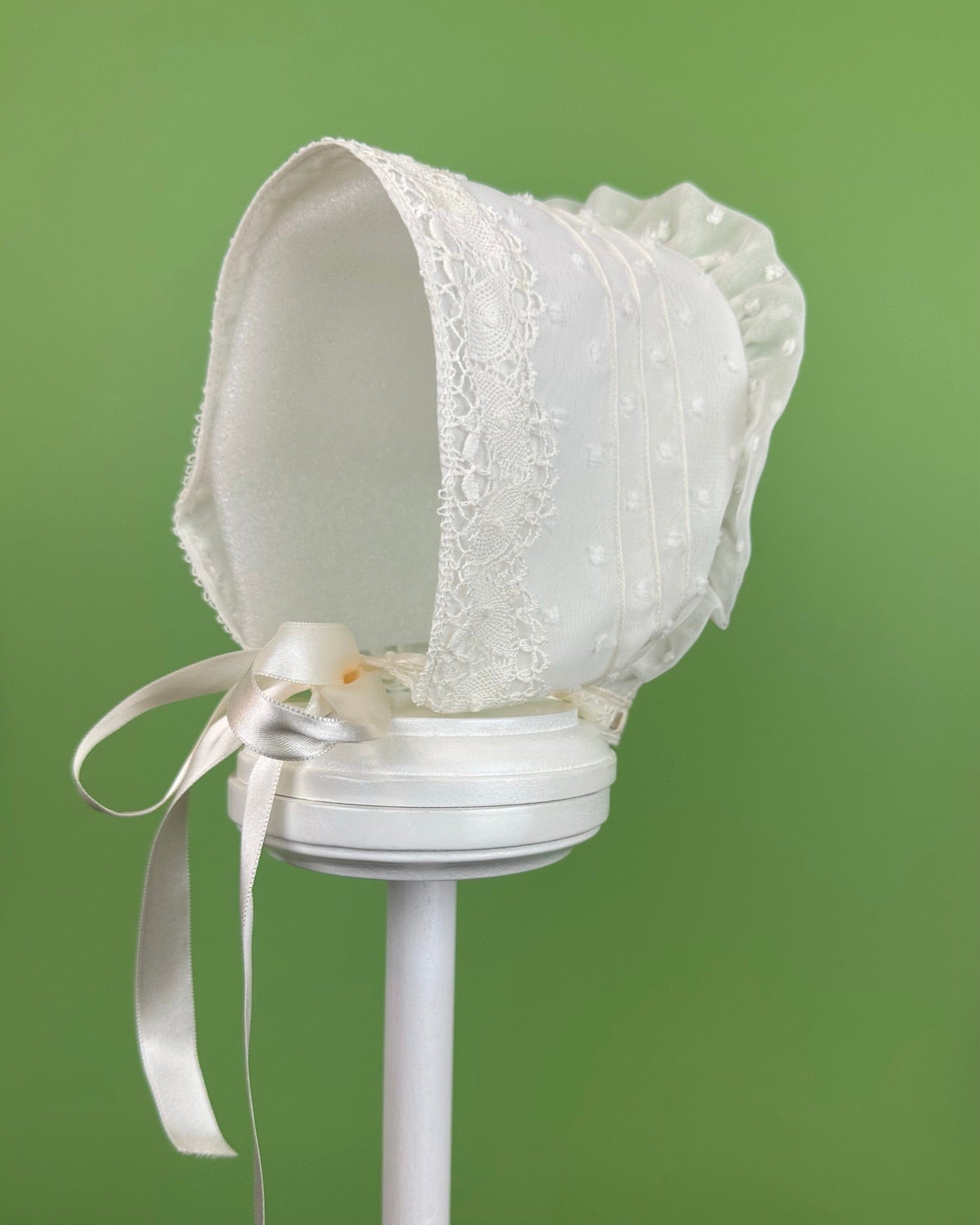 YoYo Boutique Baptism Teresa Dress with Bonnet