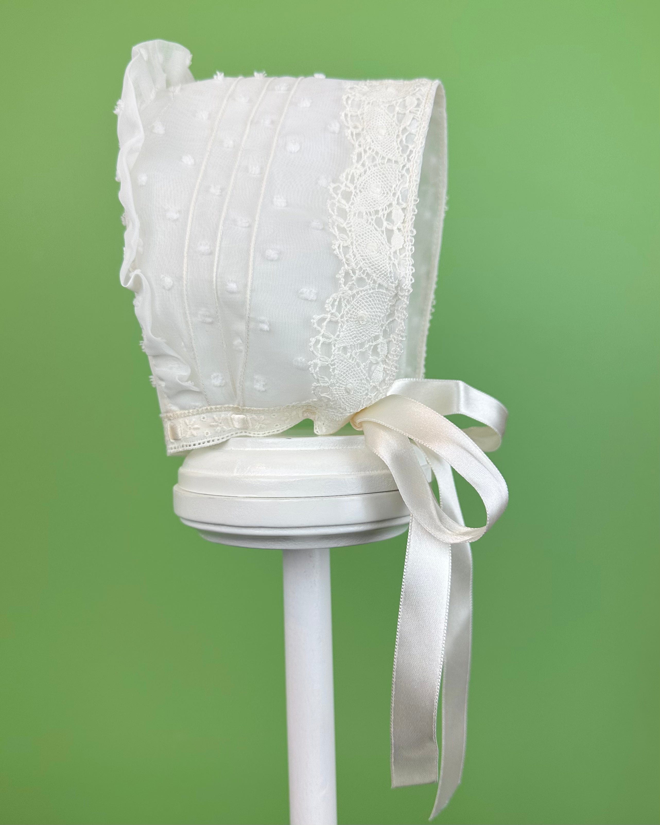 YoYo Boutique Baptism Teresa Dress with Bonnet