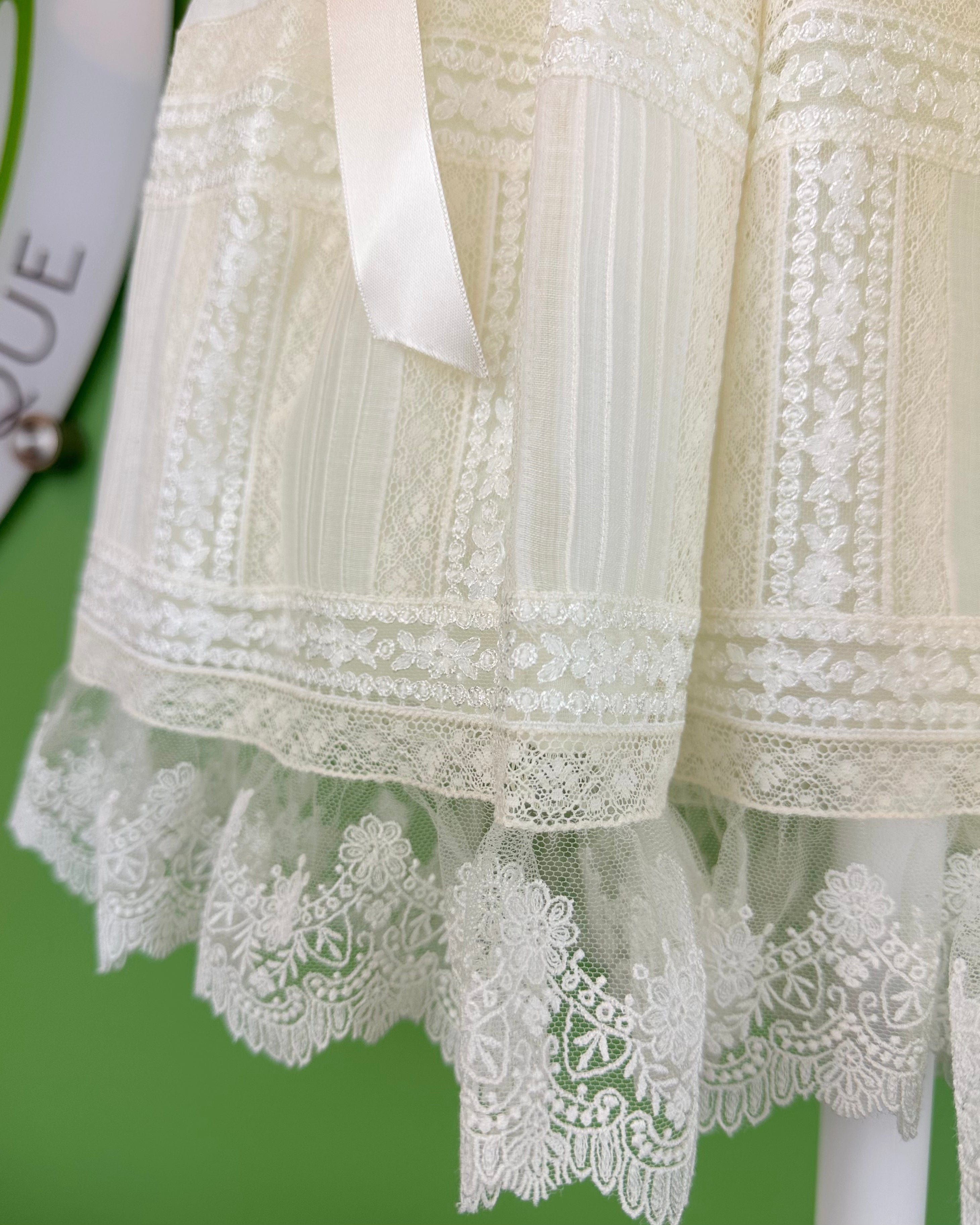 YoYo Boutique Baptism Valeria Dress with Bonnet