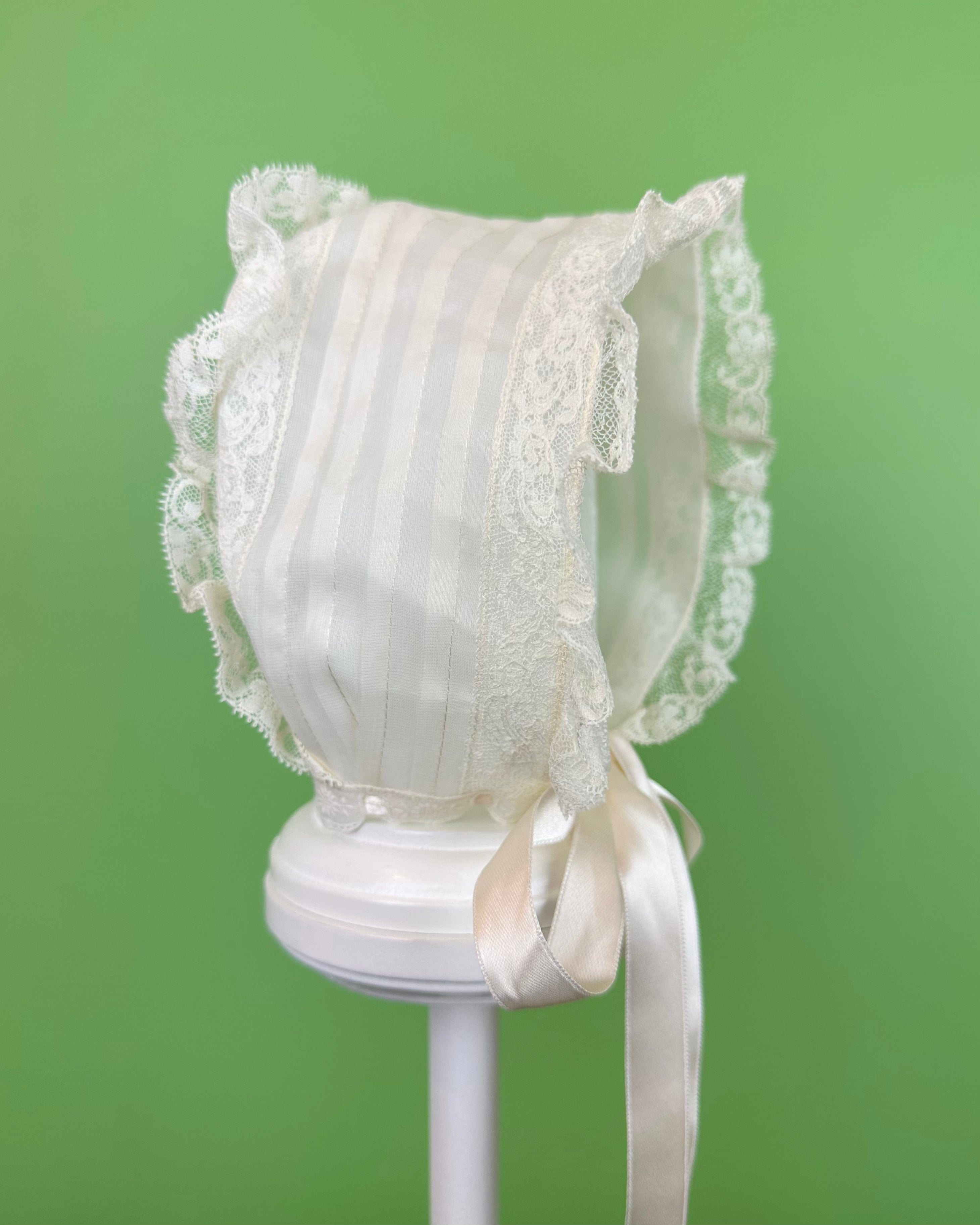 YoYo Boutique Baptism Veronica Dress with Bonnet