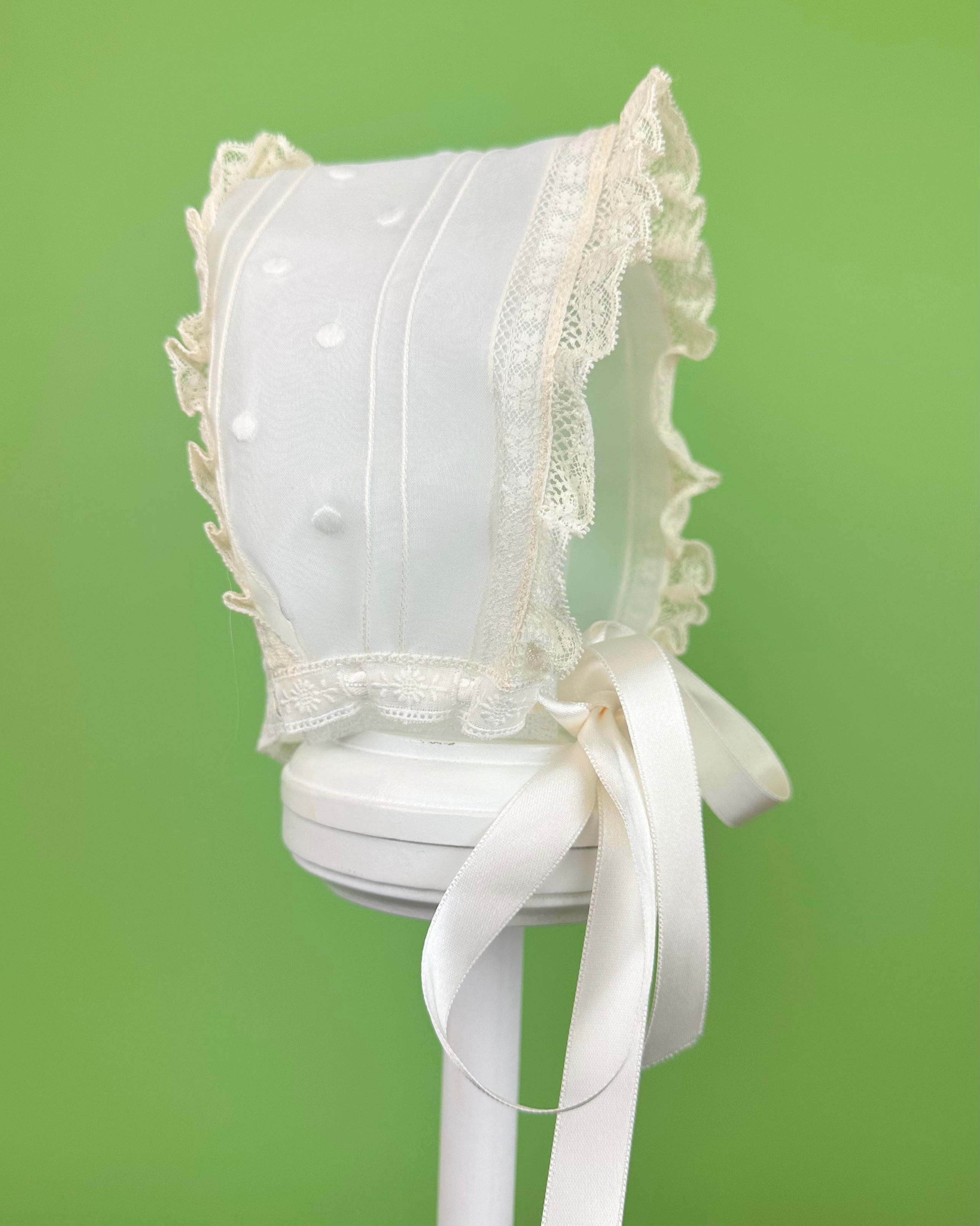 YoYo Boutique Baptism Victoria Dress with Bonnet