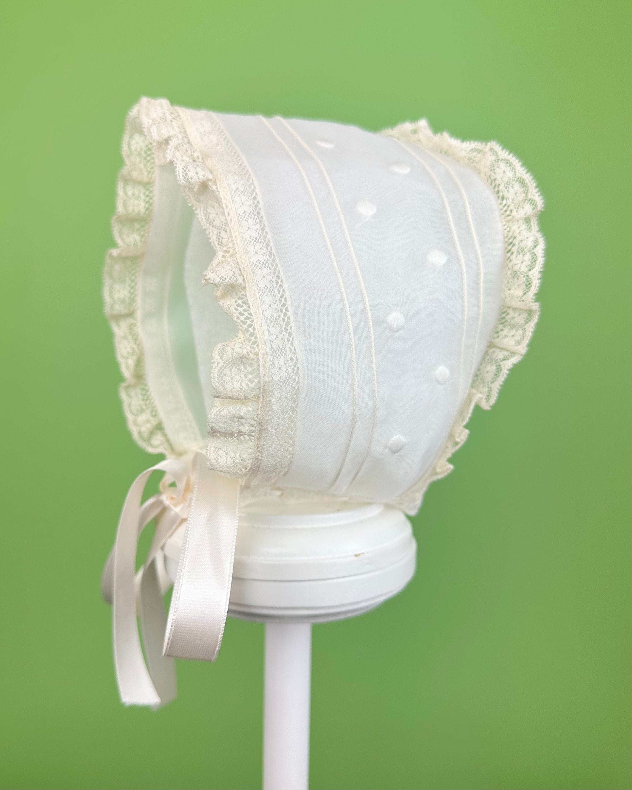 YoYo Boutique Baptism Victoria Dress with Bonnet