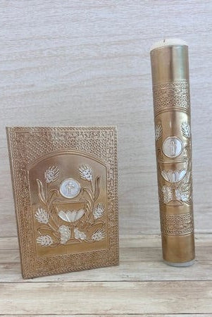 YoYo Boutique Bible First Communion Bible & Candle