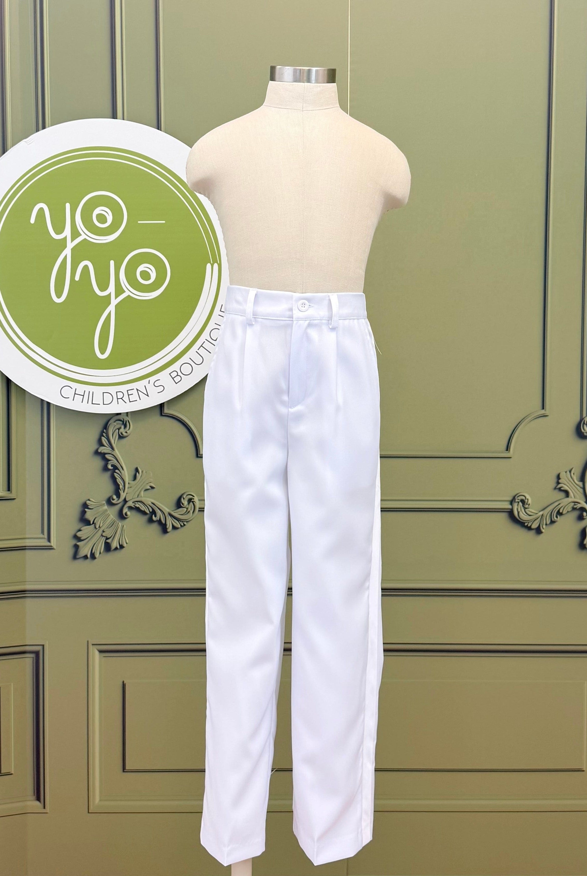 YoYo Boutique First Communion 8 / White White First Communion Tuxedo