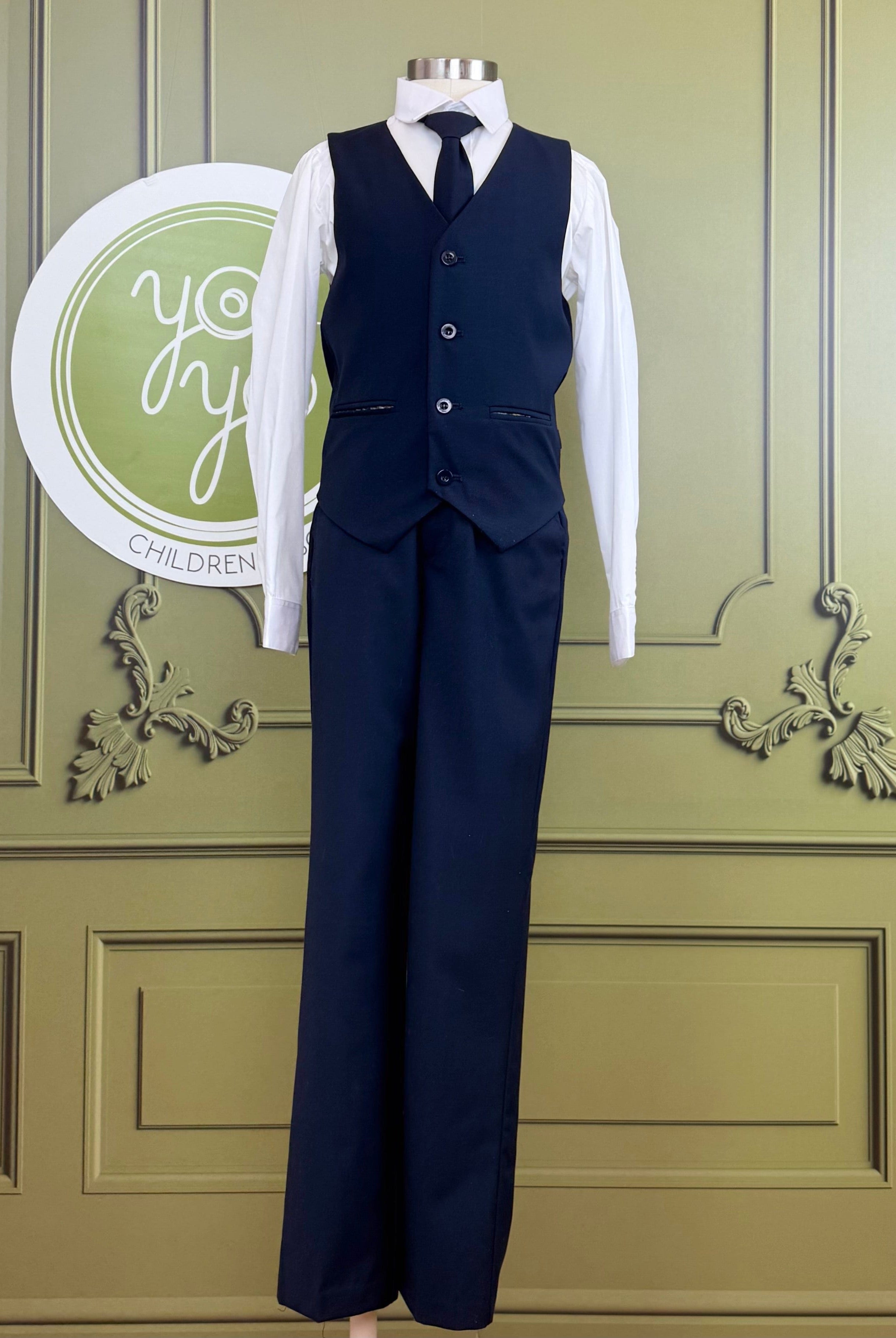 YoYo Boutique First Communion Navy Blue First Communion Suit