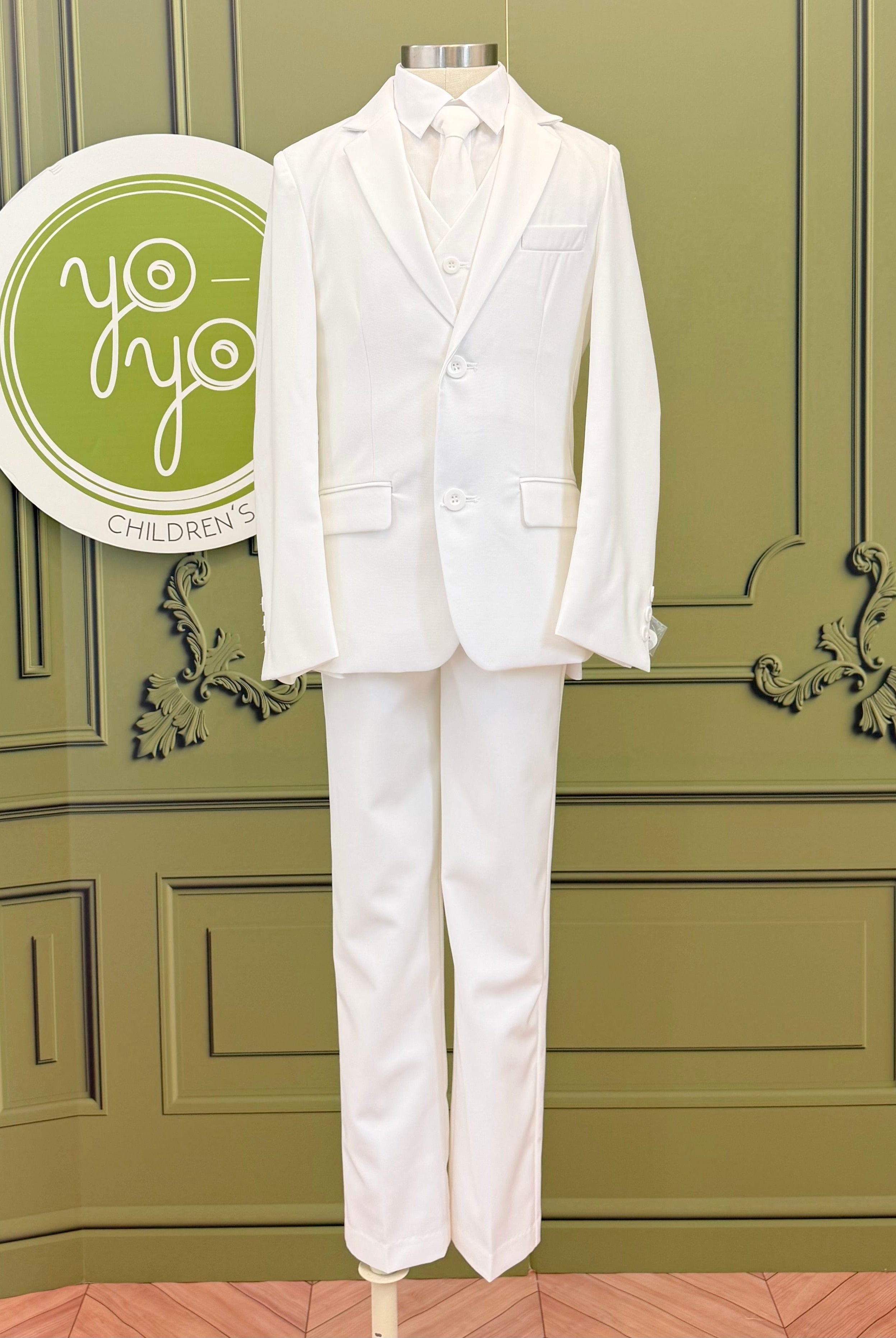 YoYo Boutique First Communion Off-White First Communion Suit