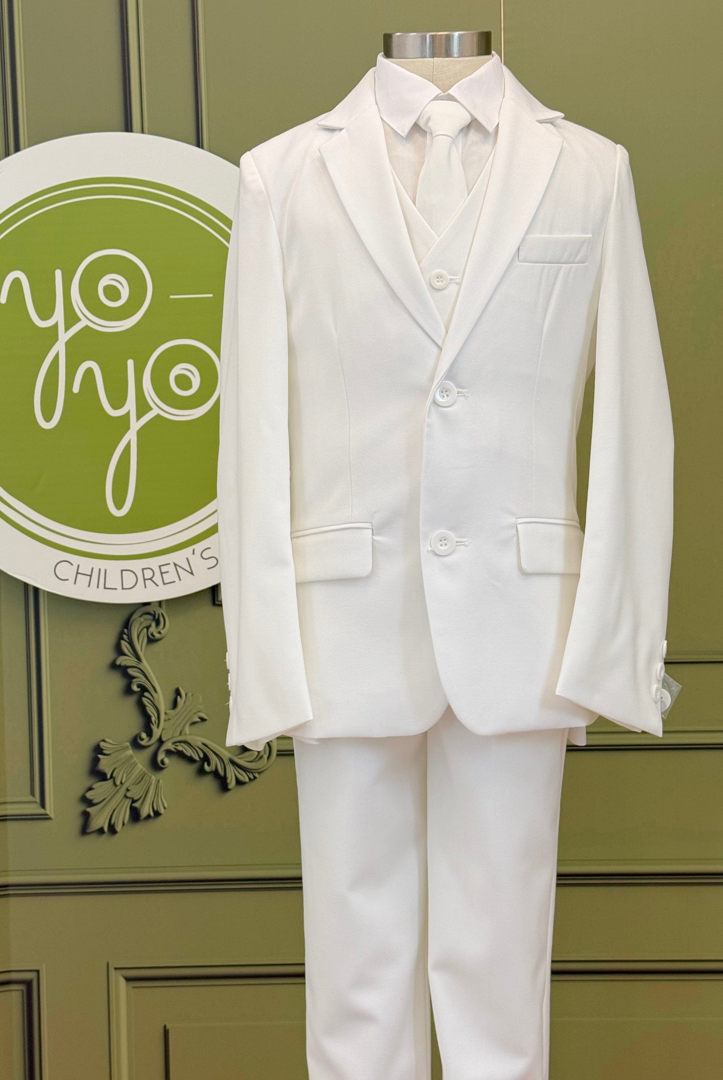YoYo Boutique First Communion Off-White First Communion Suit