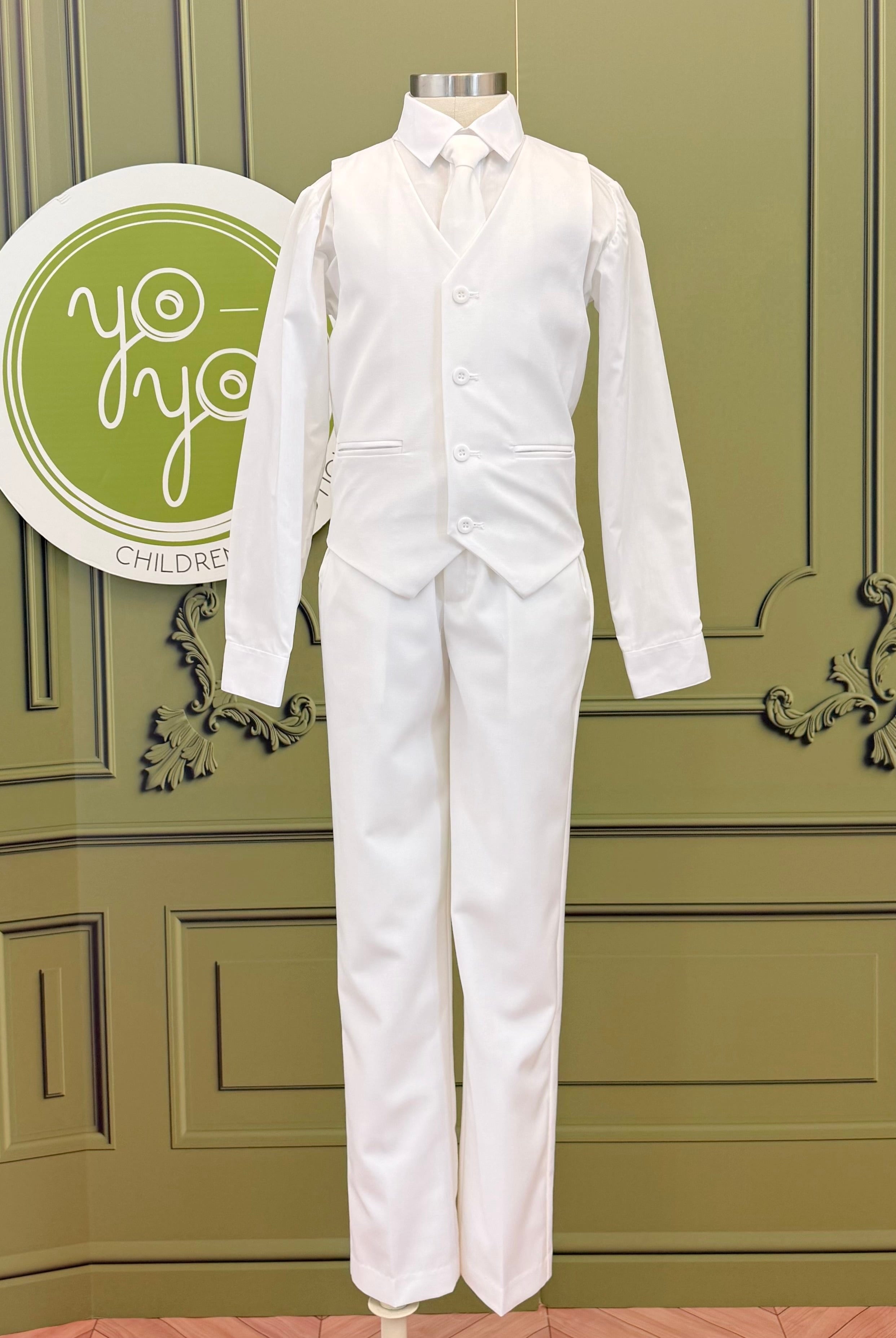 YoYo Boutique First Communion Off-White First Communion Suit