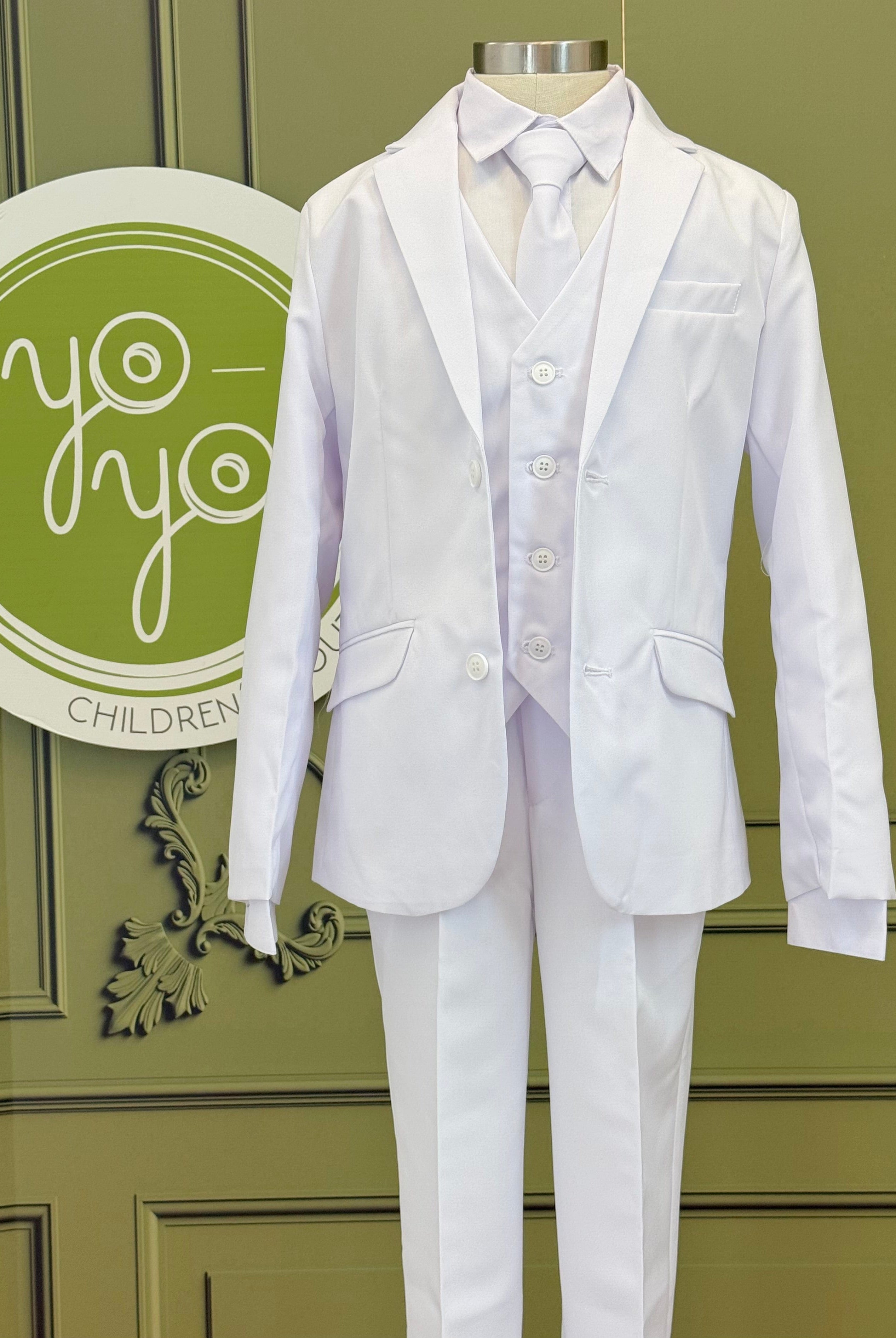 YoYo Boutique First Communion White First Communion Suit