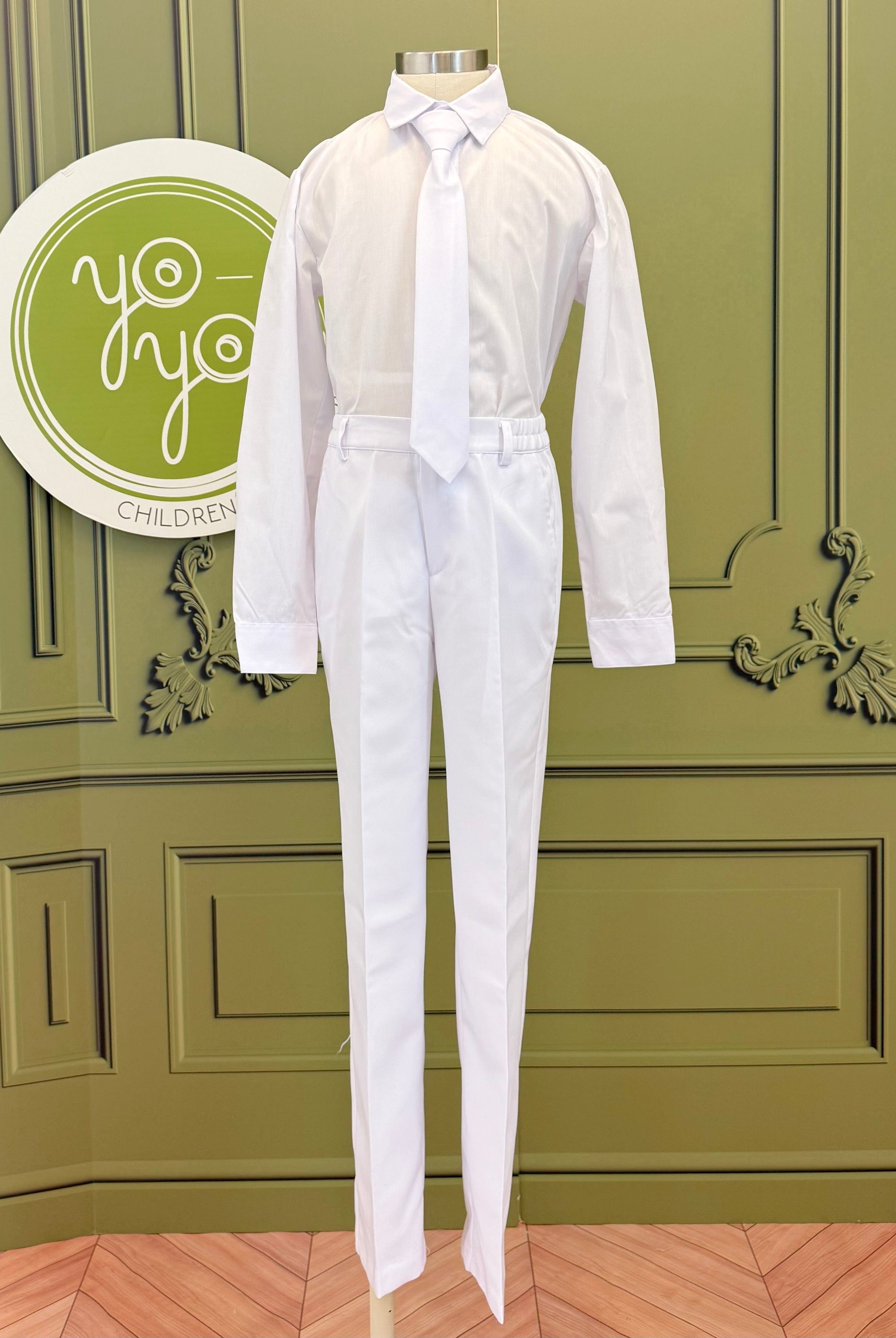 YoYo Boutique First Communion White First Communion Suit