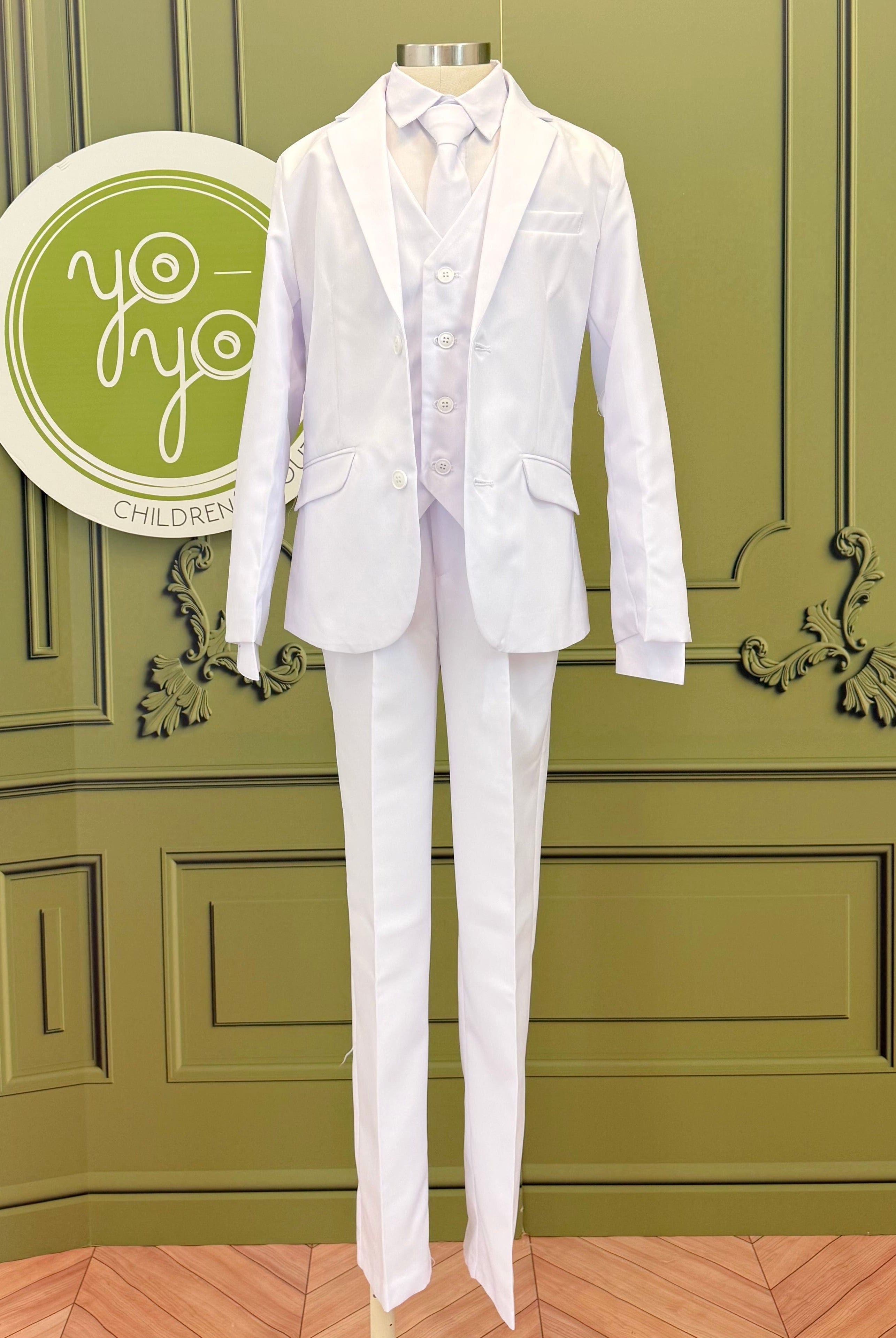 YoYo Boutique First Communion White First Communion Suit